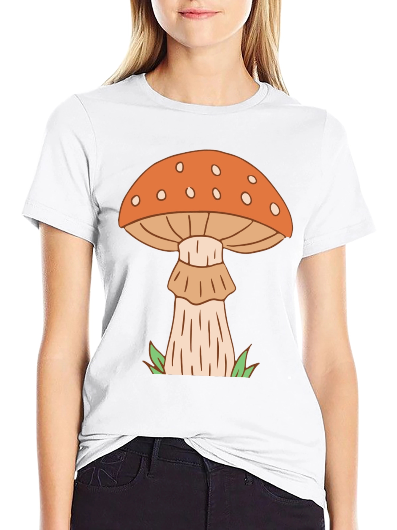 Mushroom Graphic Tee - Funky Fashion Statement