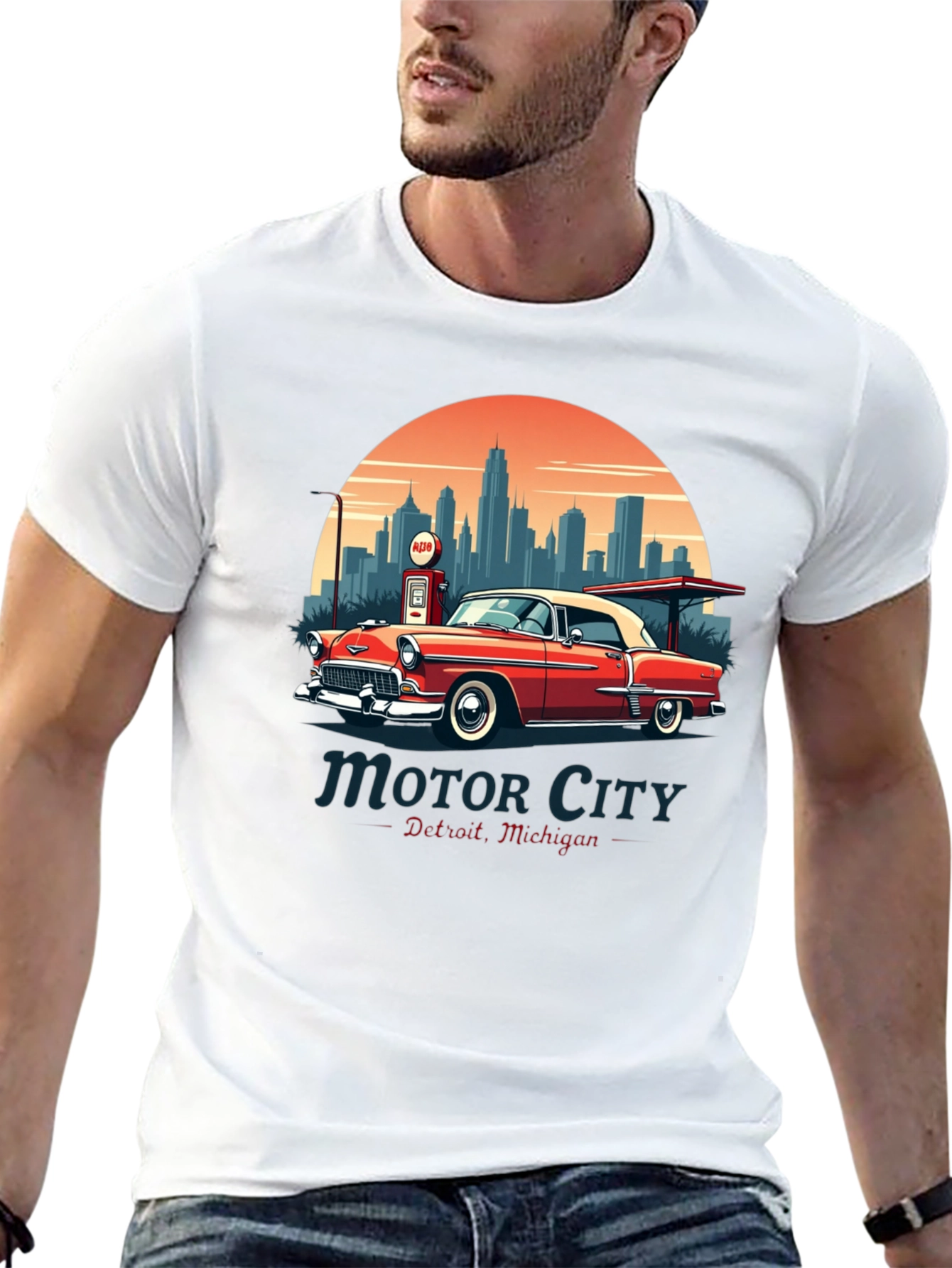 Motor City Classic Car Tee