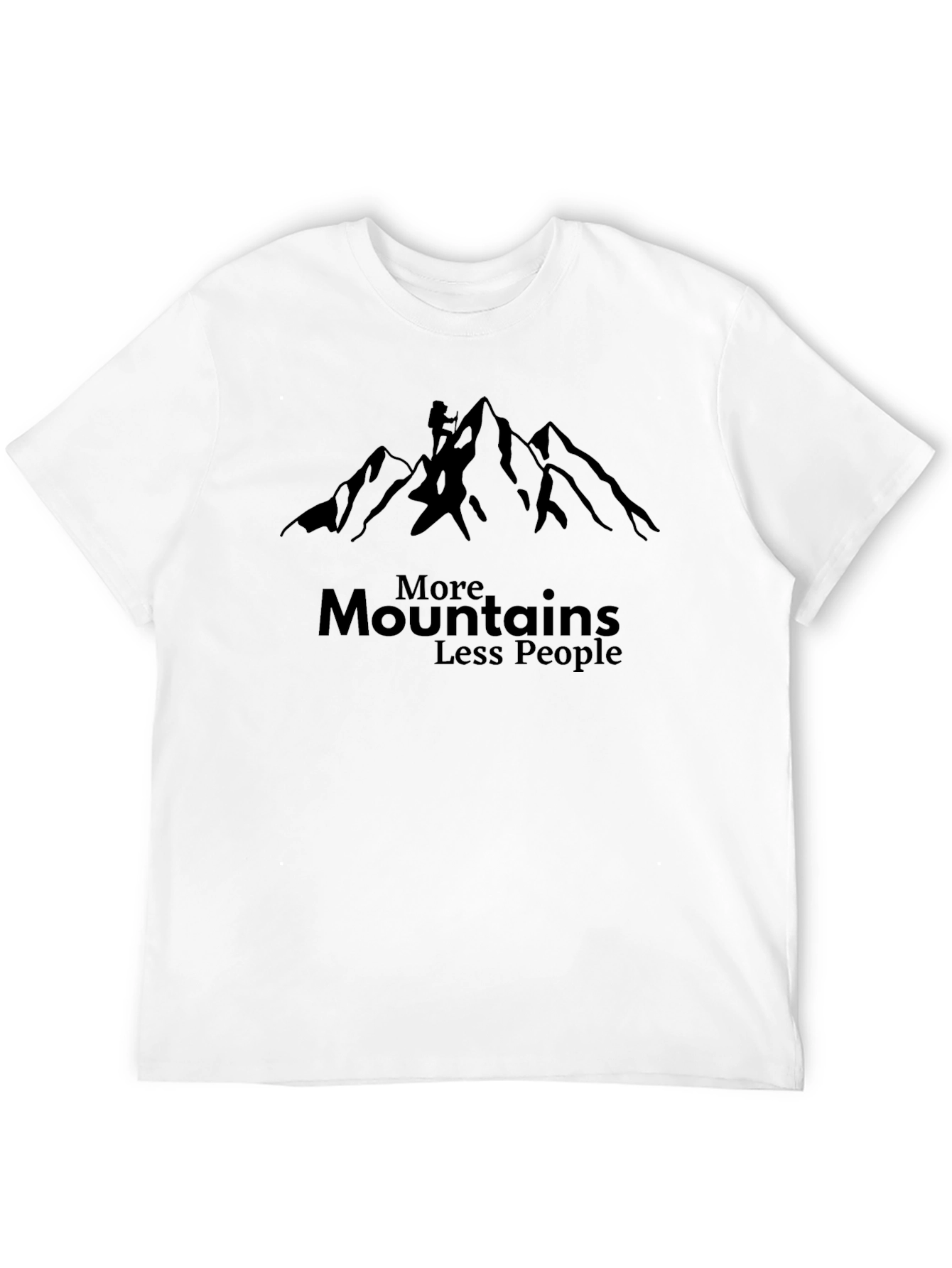 More Mountains Less People Graphic Tee