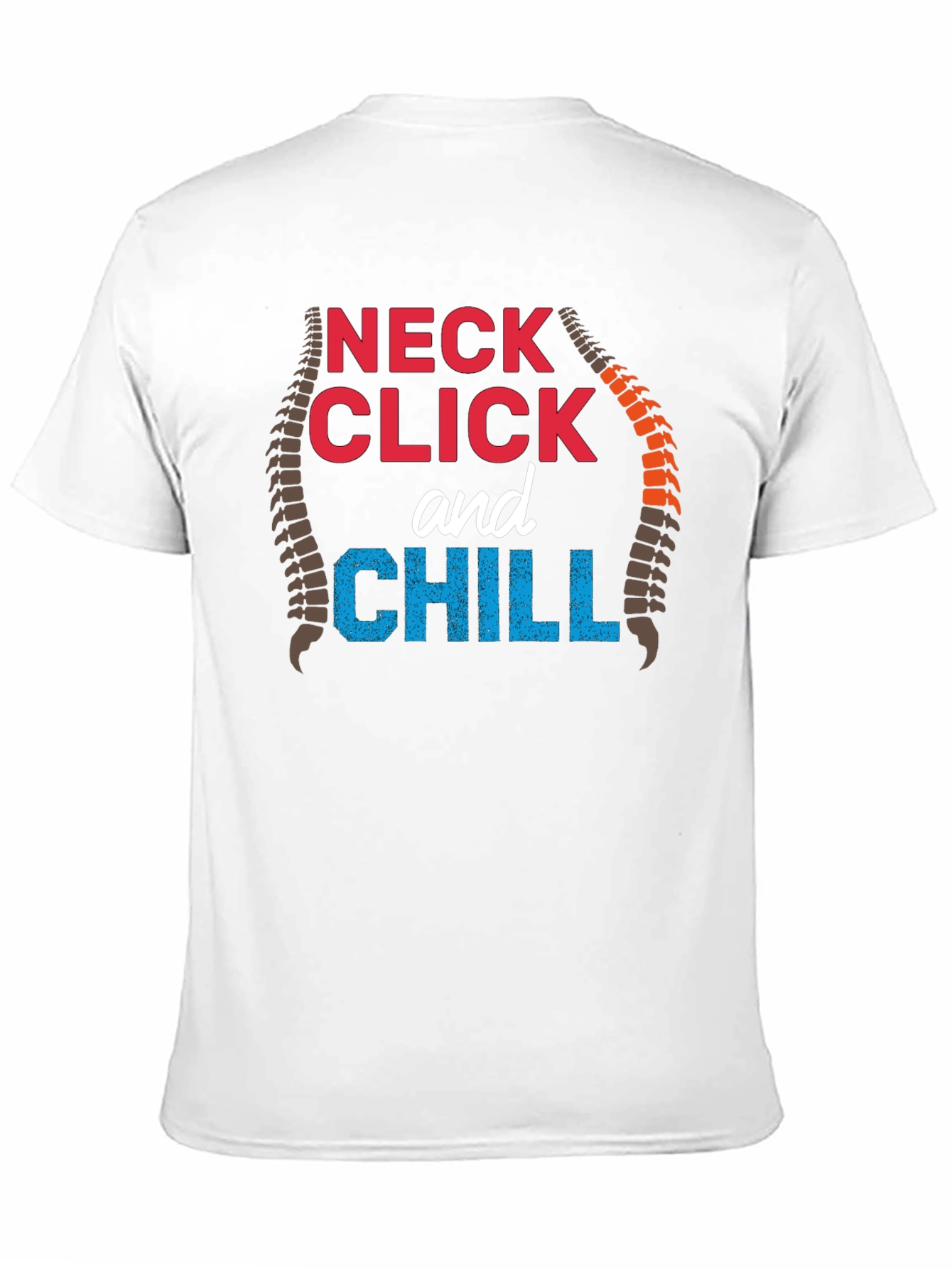 Neck Click and Chill Graphic T-Shirt