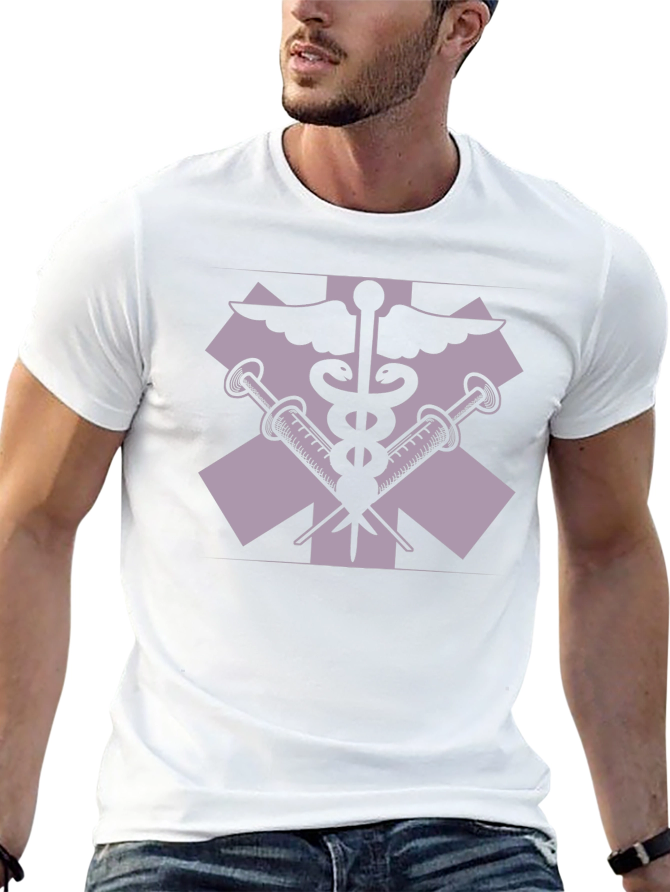 Medical Symbol T-Shirt - EMT Paramedic Design