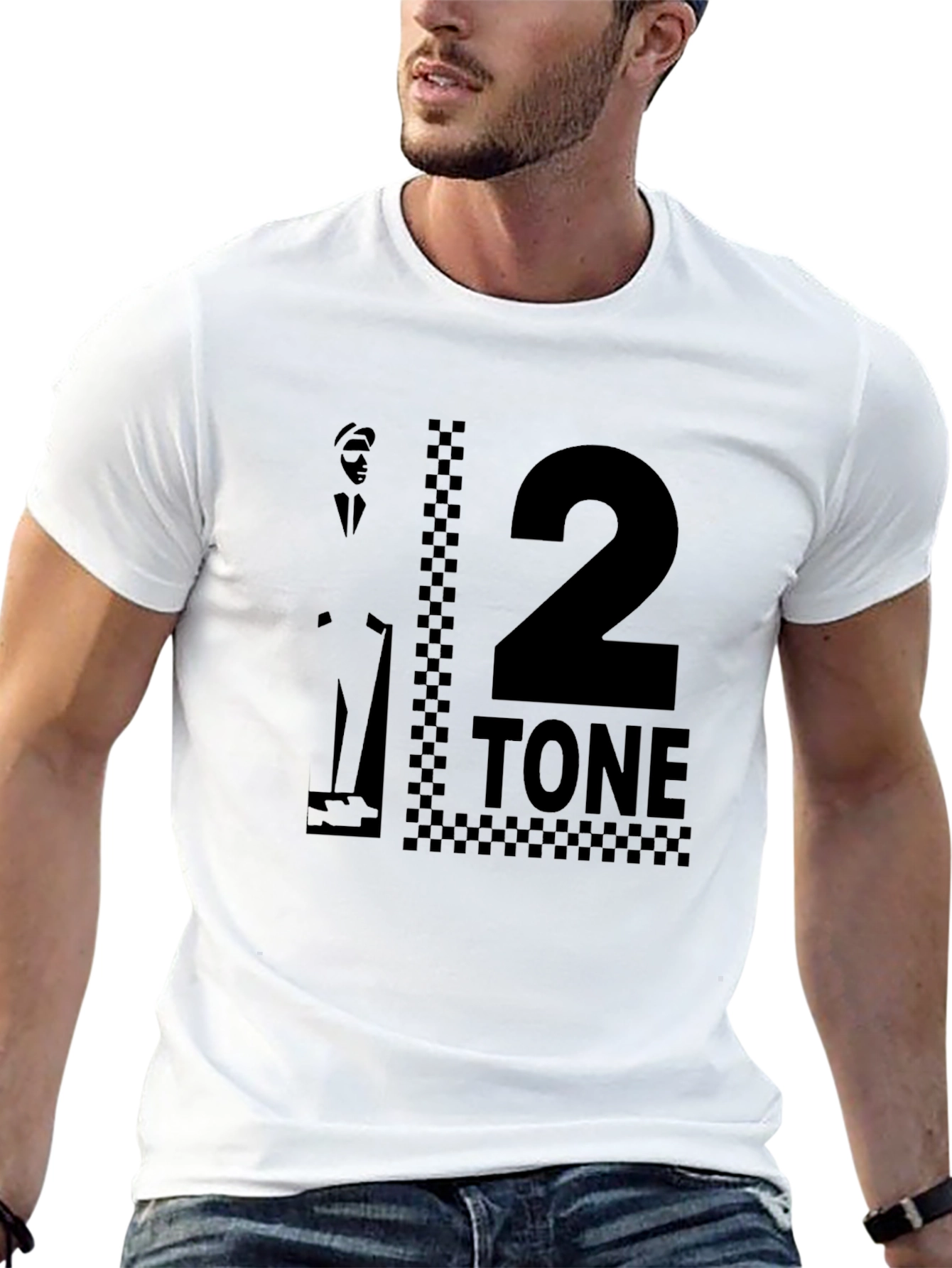 2 Tone Ska Music Graphic T-Shirt