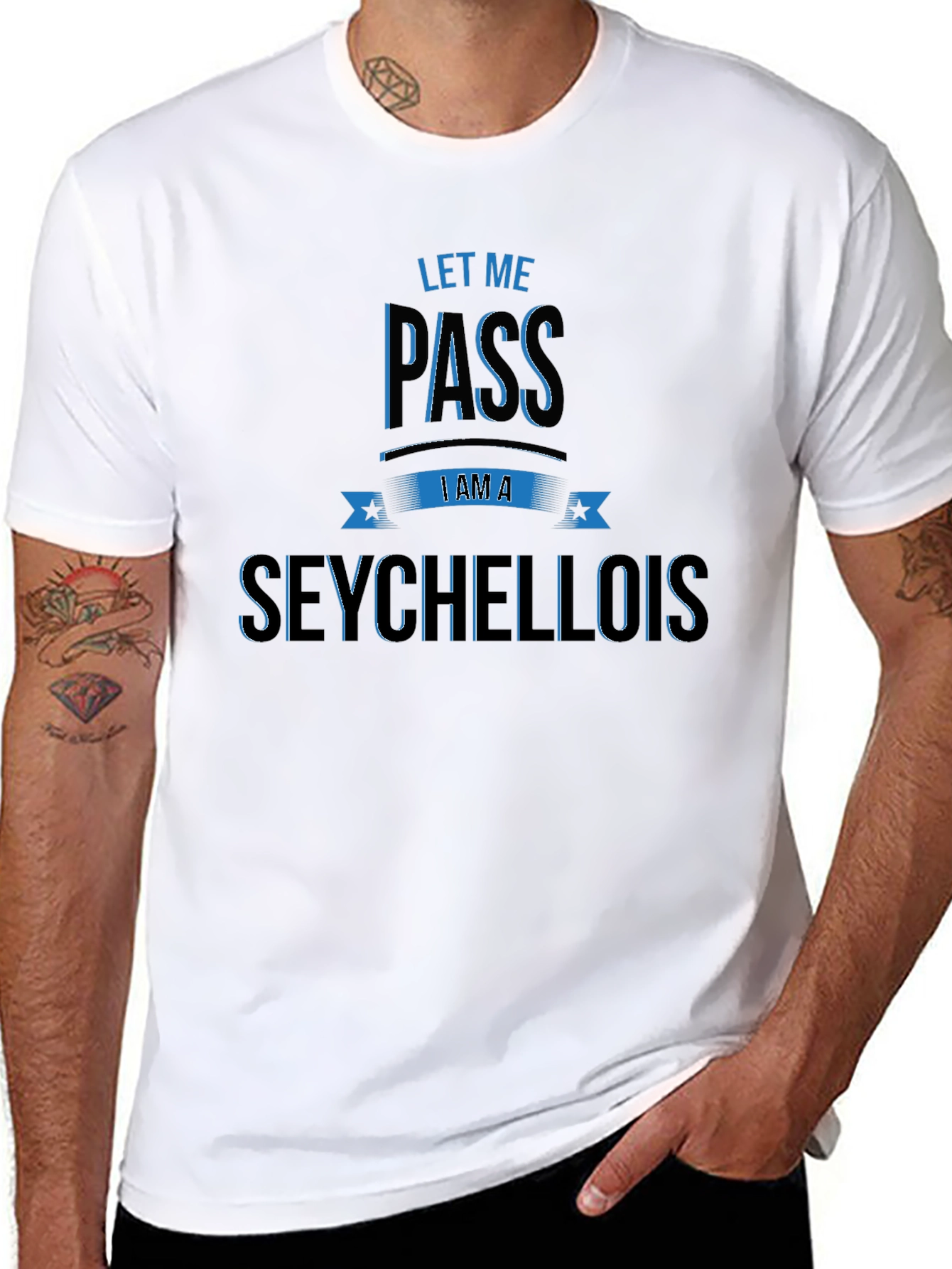 Seychellois T-Shirt - Let Me Pass Graphic Tee