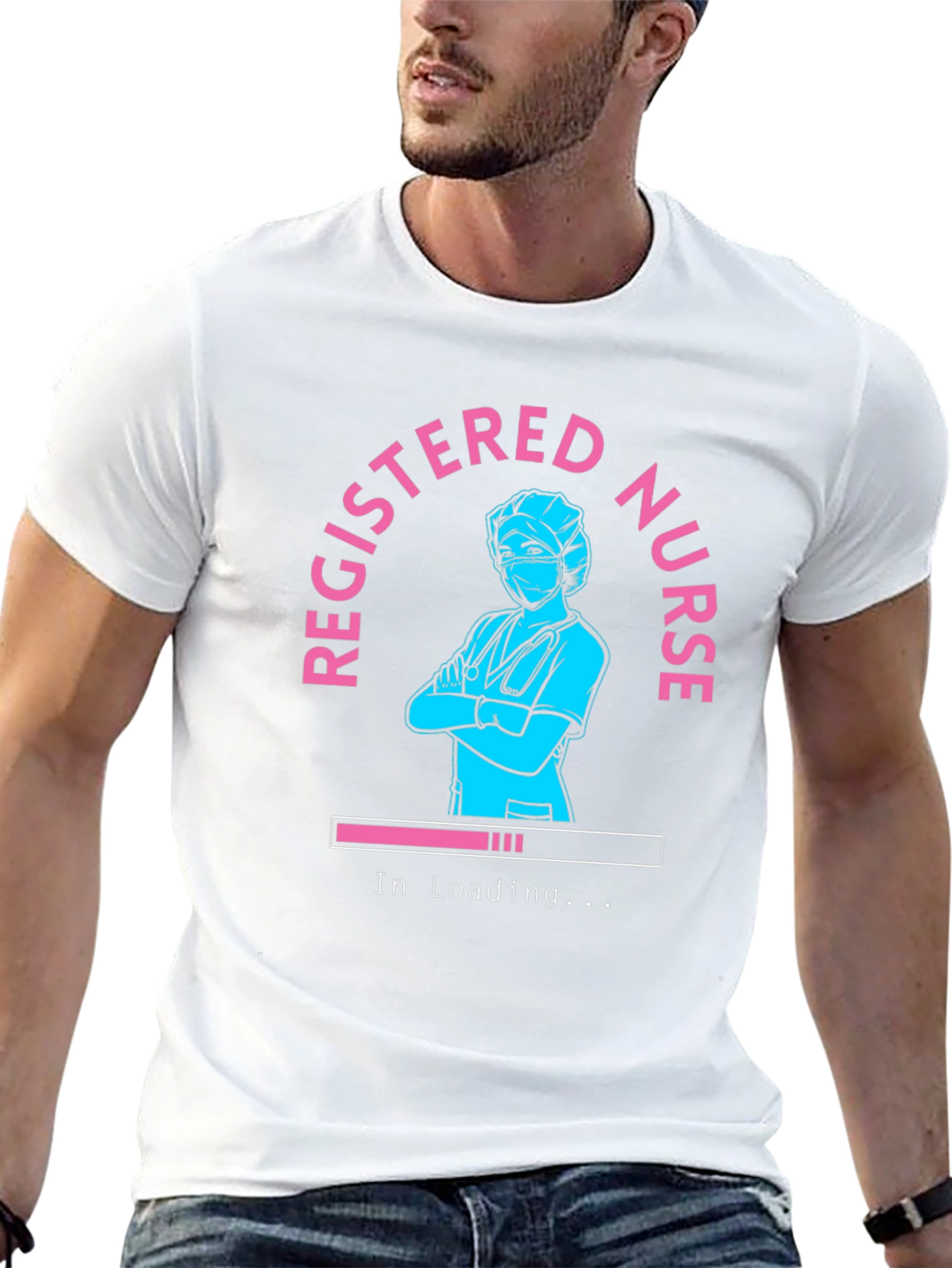 Registered Nurse Loading T-Shirt - Black