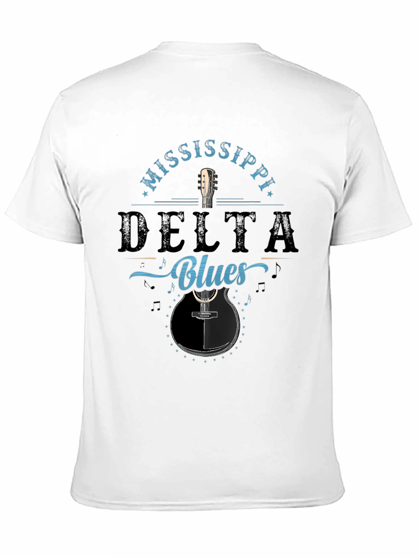 Mississippi Delta Blues Graphic T-Shirt