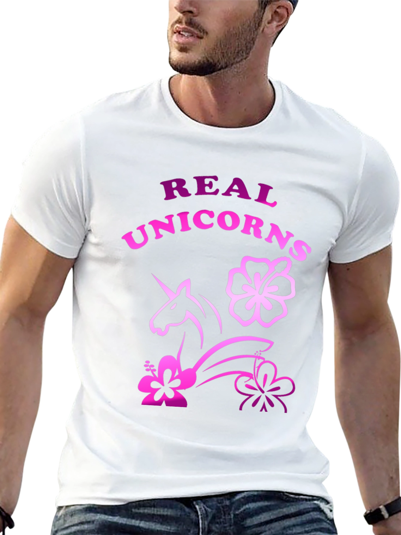 Real Unicorns Black T-Shirt