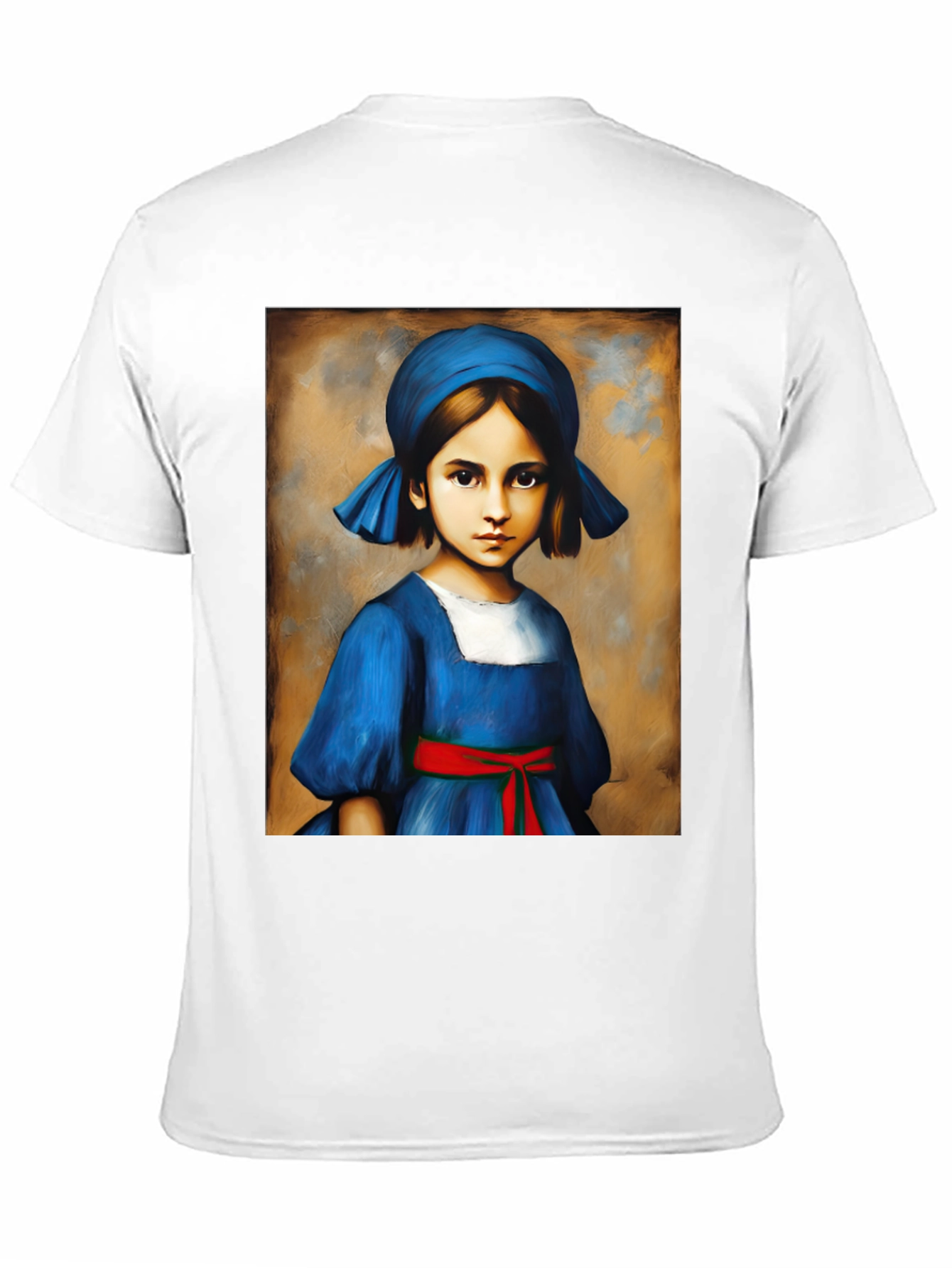 Artistic Girl Portrait Tee - Unique Graphic T-Shirt
