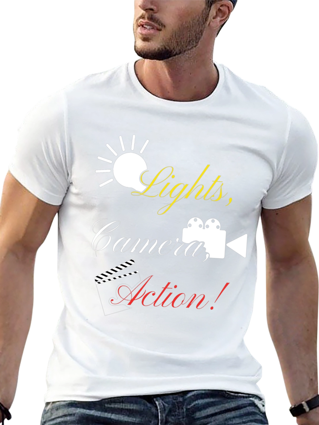 Lights Camera Action Graphic Tee