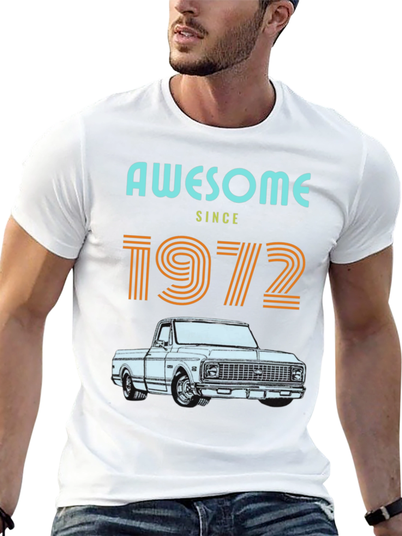 Awesome Since 1972 Truck T-Shirt