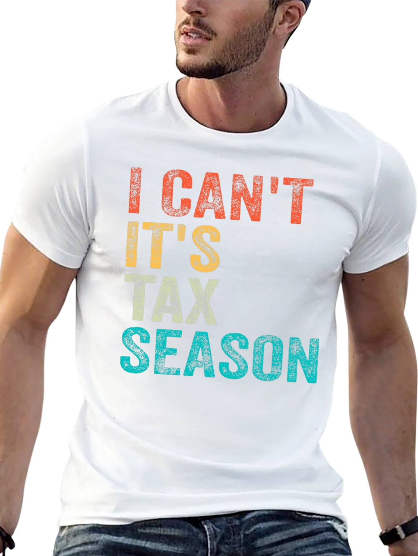 I Cant Its Tax Season Graphic Tee