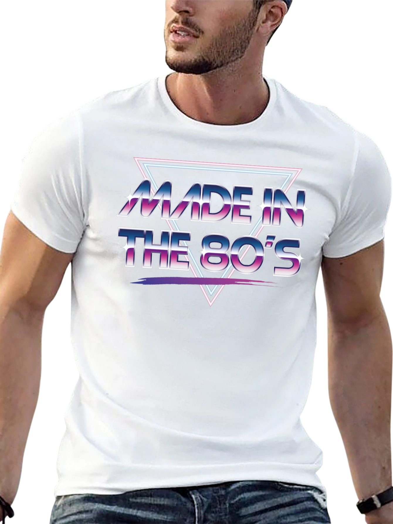 Retro 80s Made In The 80s Black T-Shirt