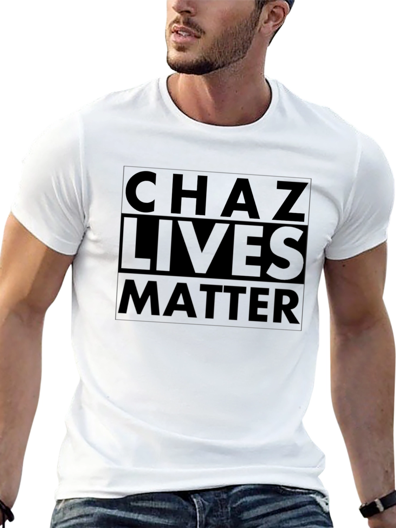 Chaz Lives Matter Black Graphic Tee - Modern Casual