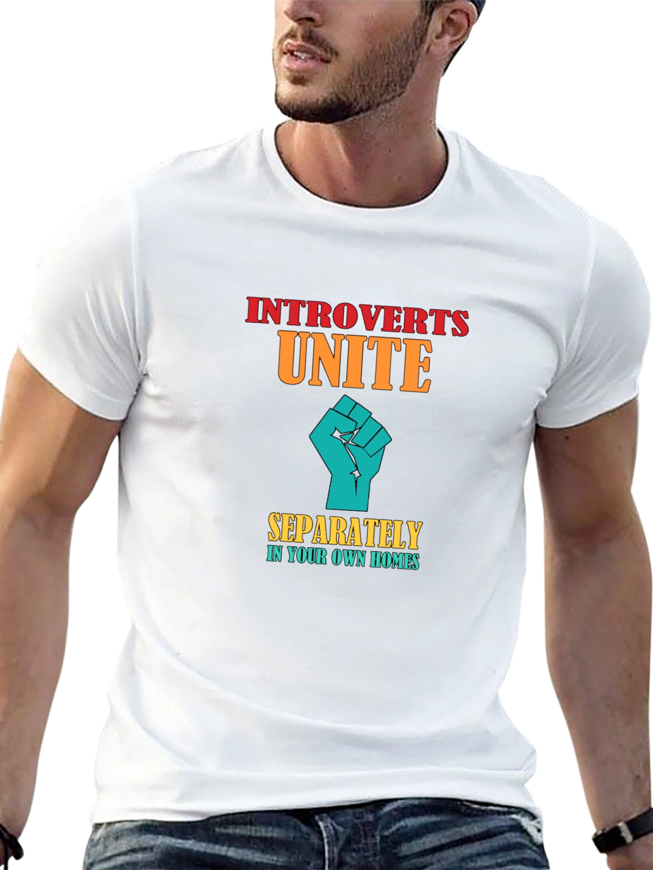Introverts Unite T-Shirt - Separately in Your Own Homes