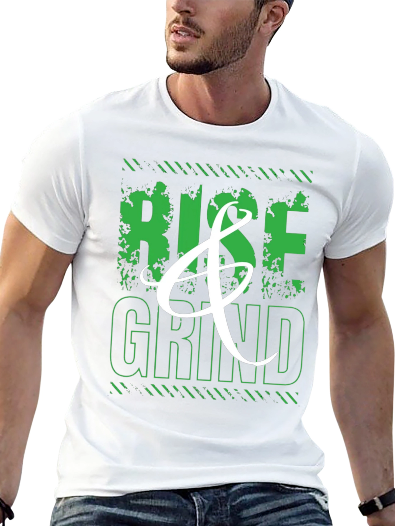 Rise & Grind Graphic T-Shirt - Mens Black Tee