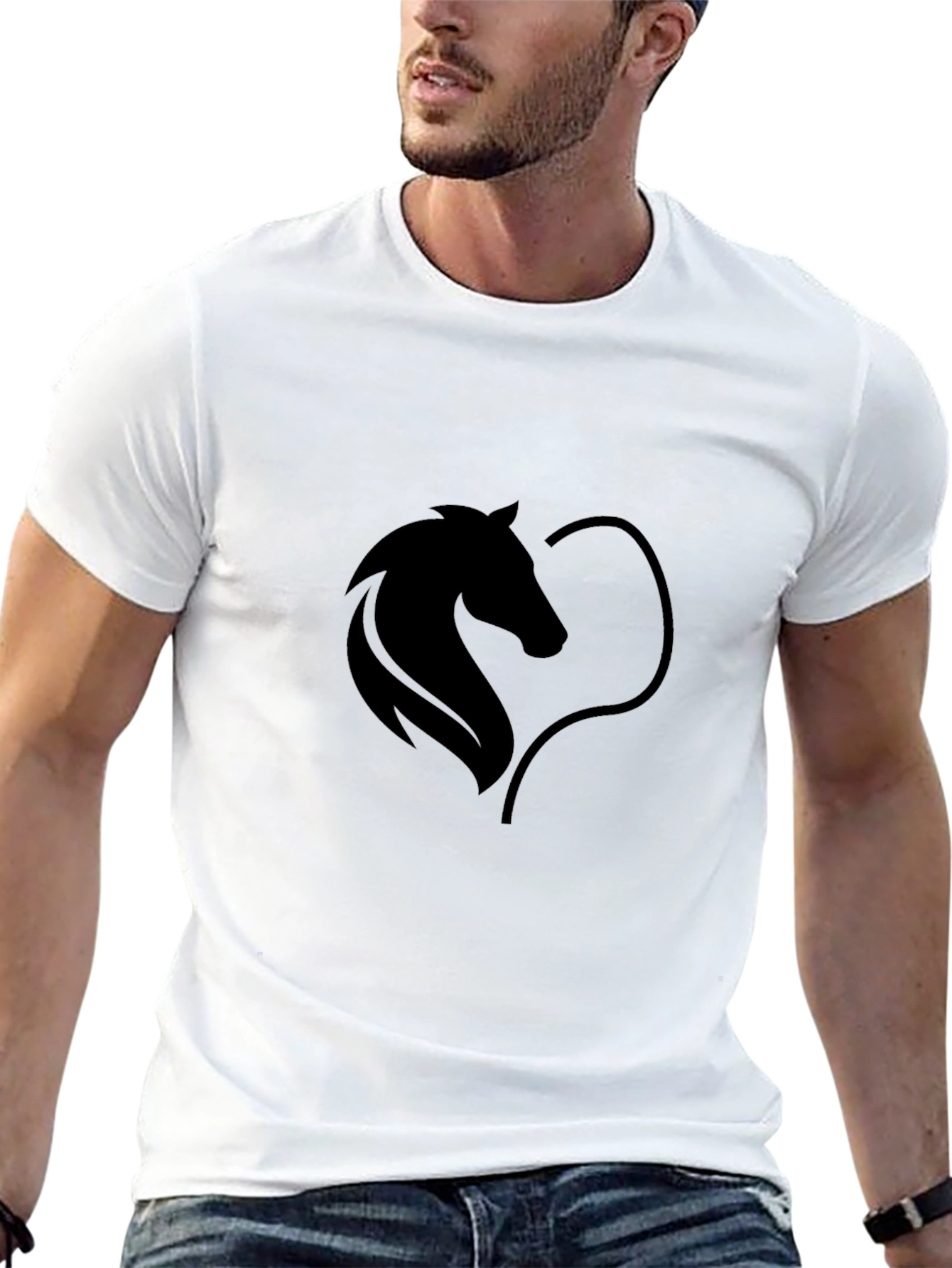 Horse Lovers Black T-Shirt
