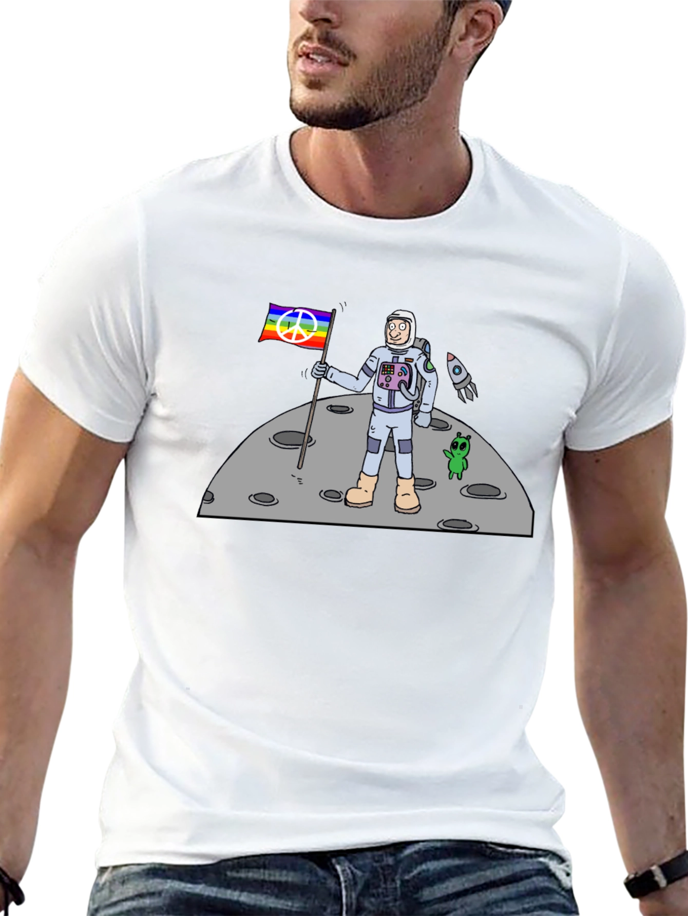 Peace on the Moon T-Shirt
