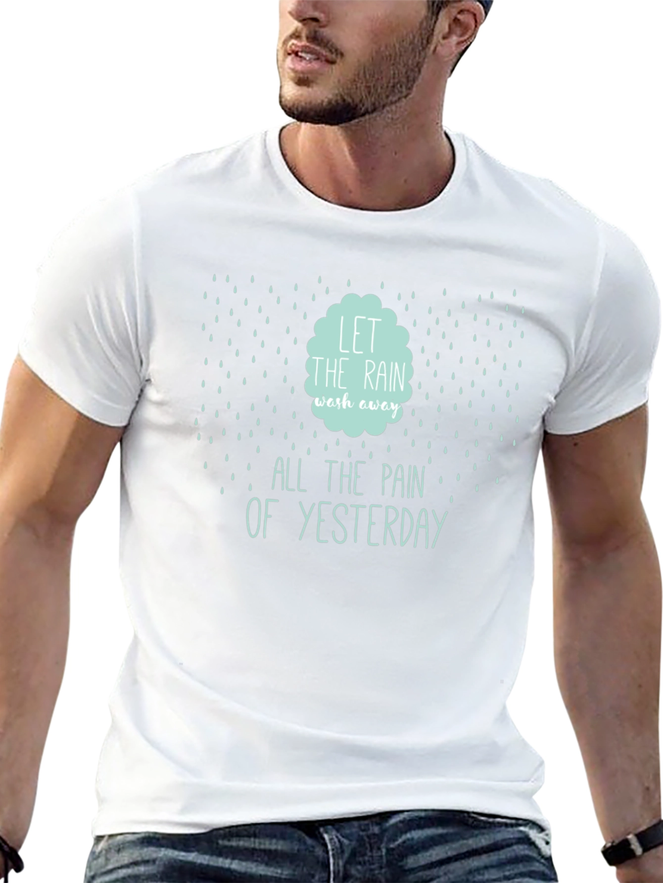 Rain Wash Away Pain Graphic Tee