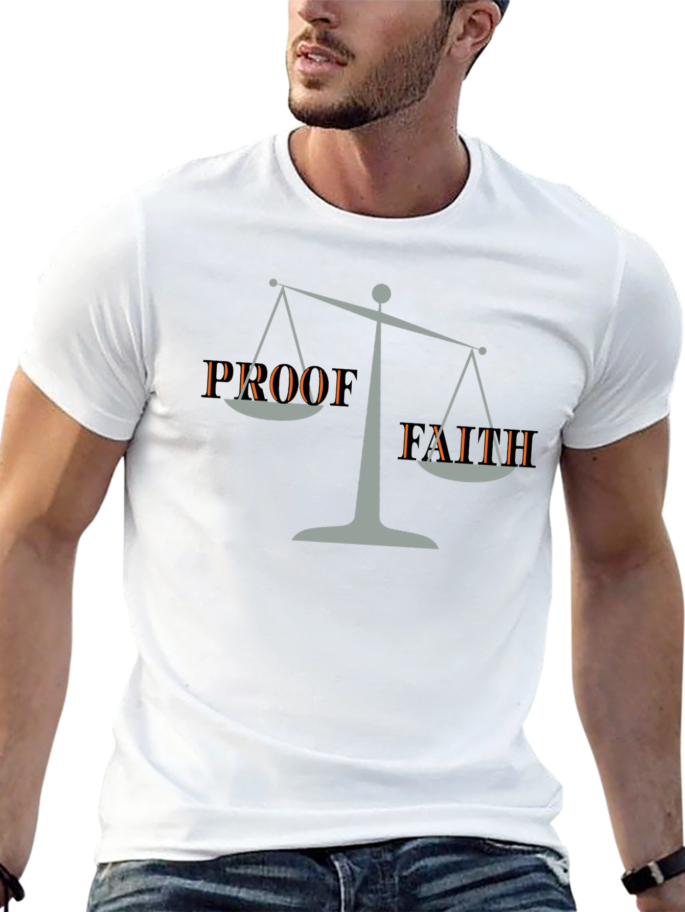 Proof Vs Faith Graphic T-Shirt