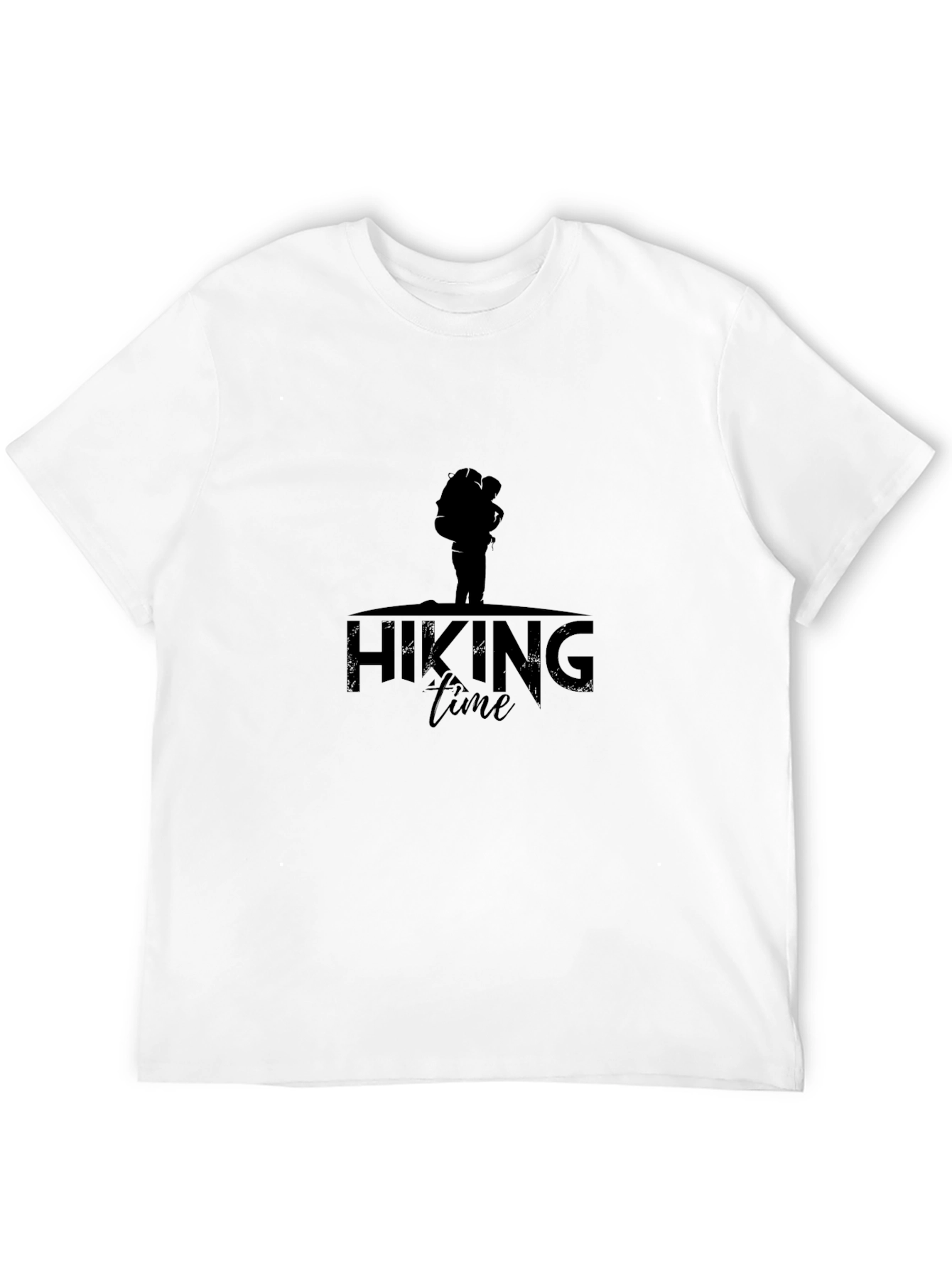 Hiking Time Black T-Shirt