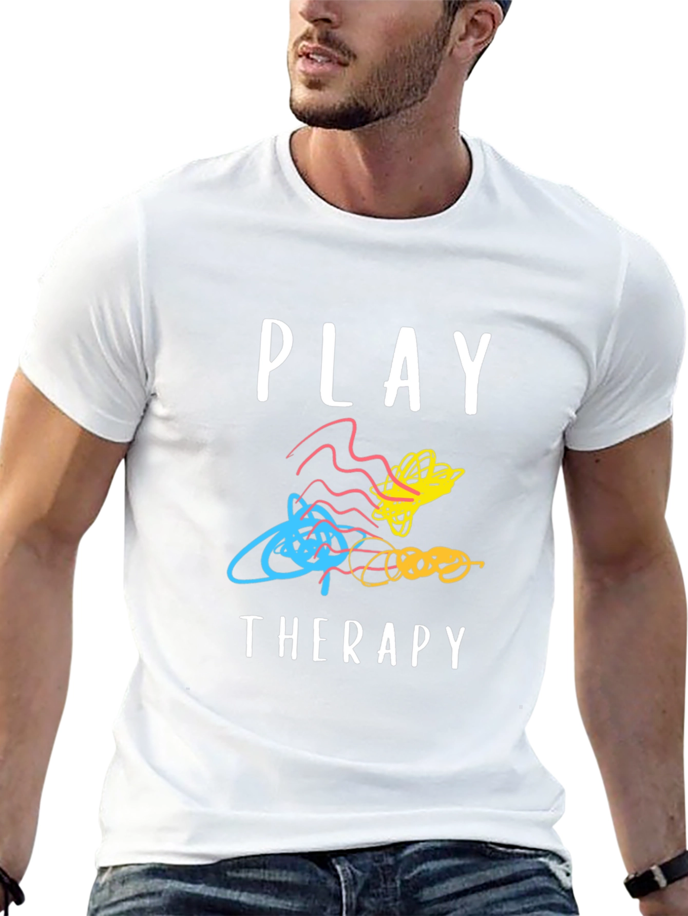 Play Therapy T-Shirt - Fun Comfortable Cotton Tee