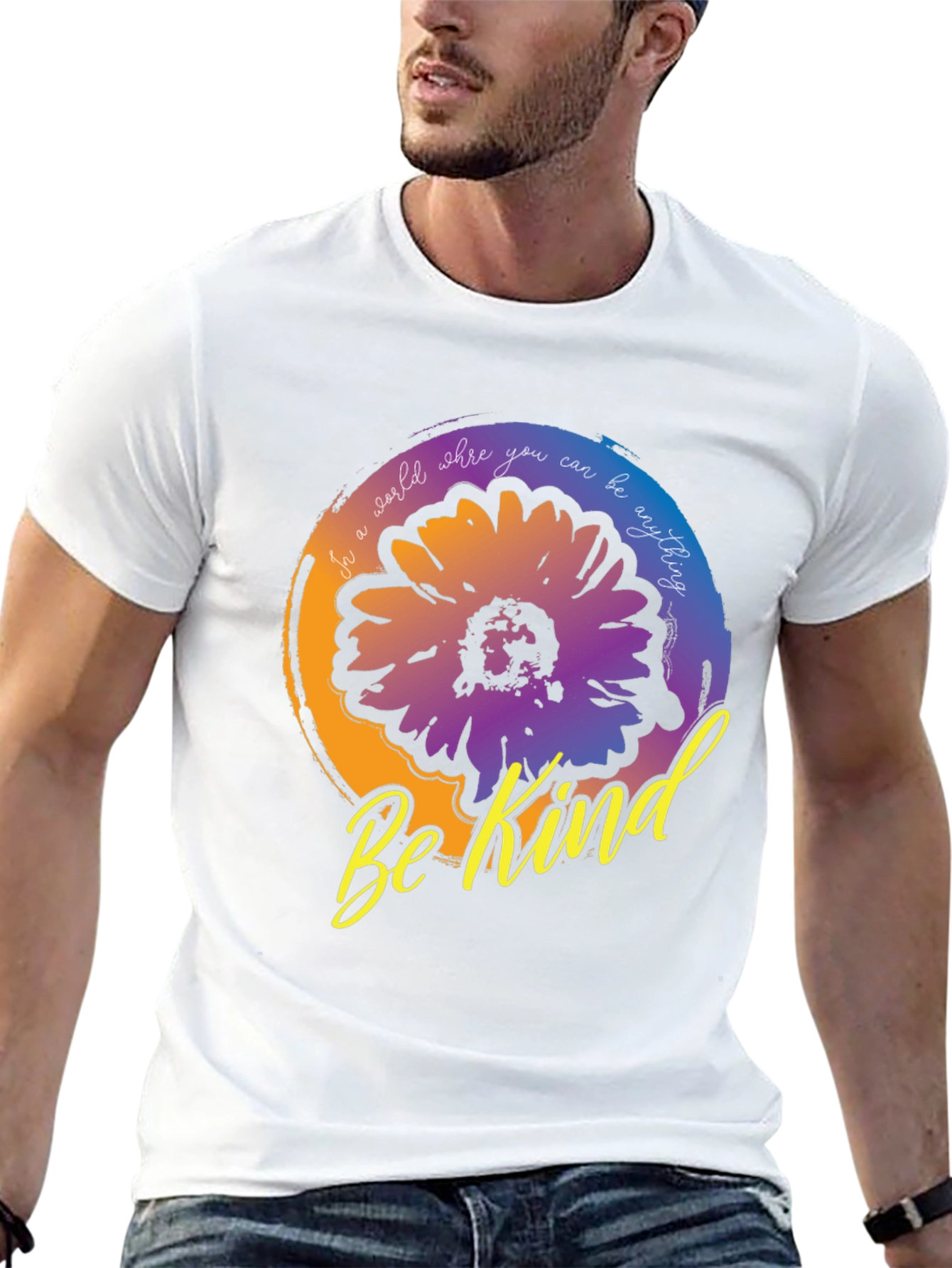 Be Kind T-Shirt - Floral Graphic Tee