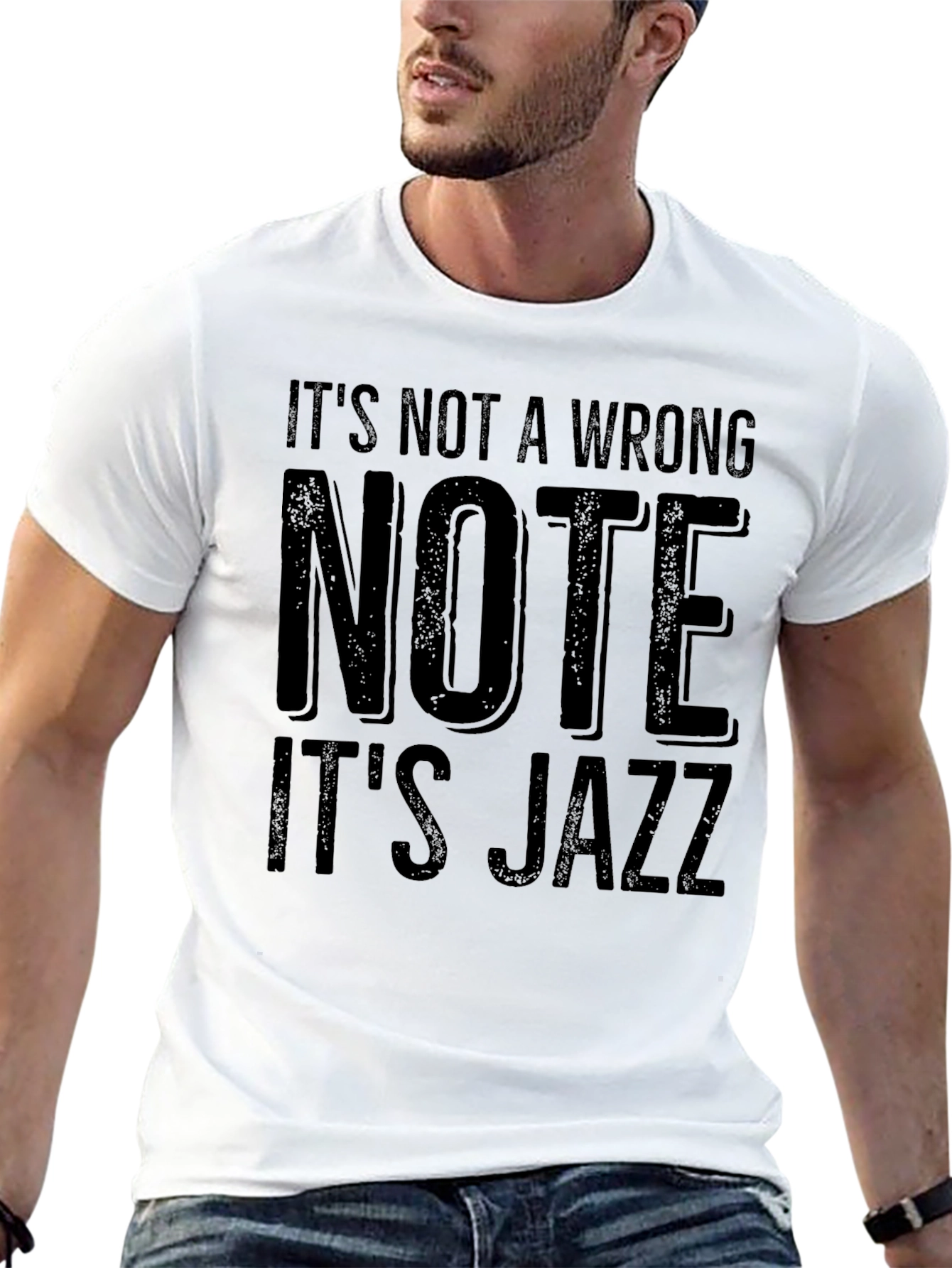 Its Not a Wrong Note Its Jazz Graphic Tee