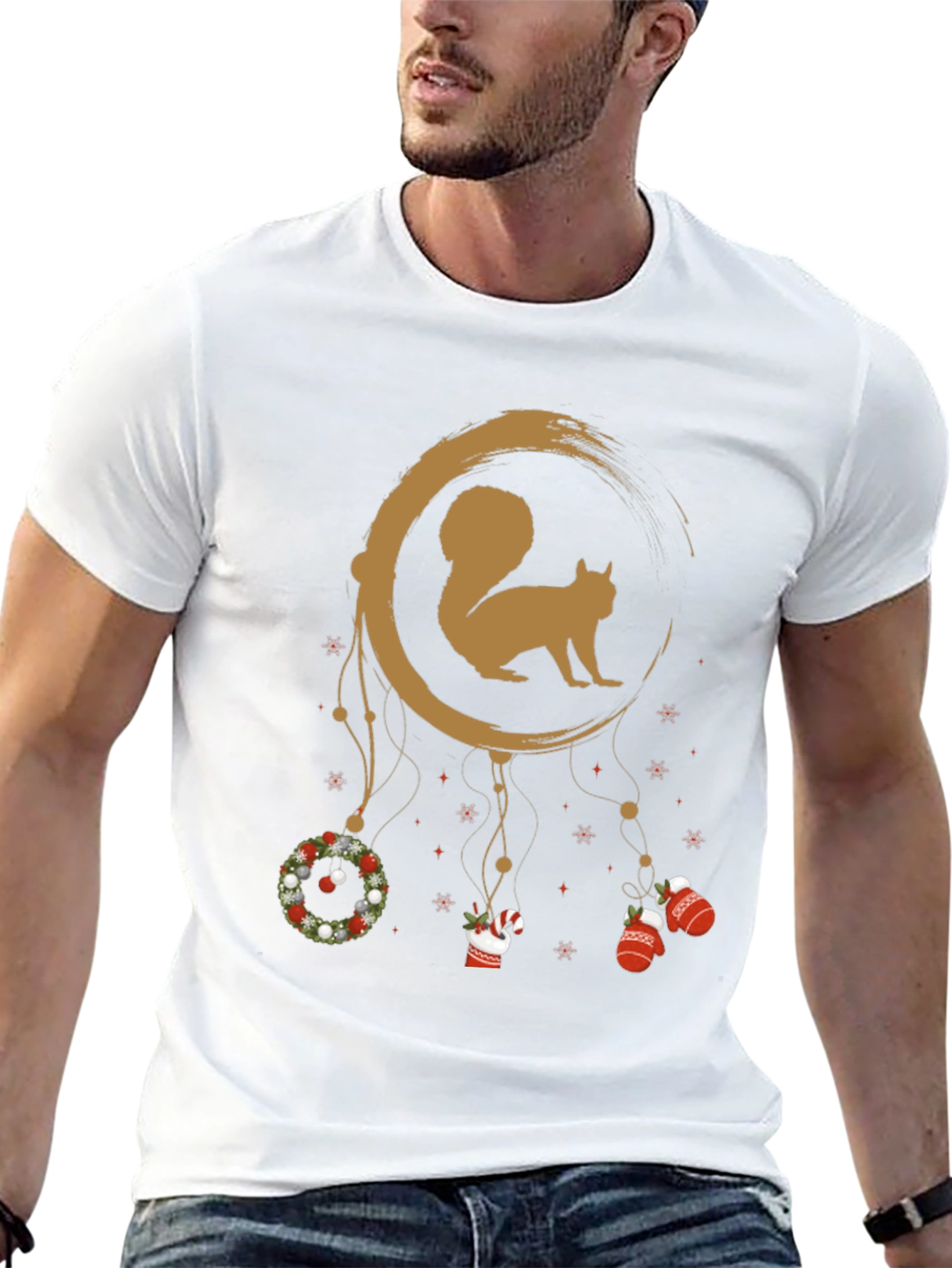 Squirrel Christmas Dreamcatcher T-Shirt