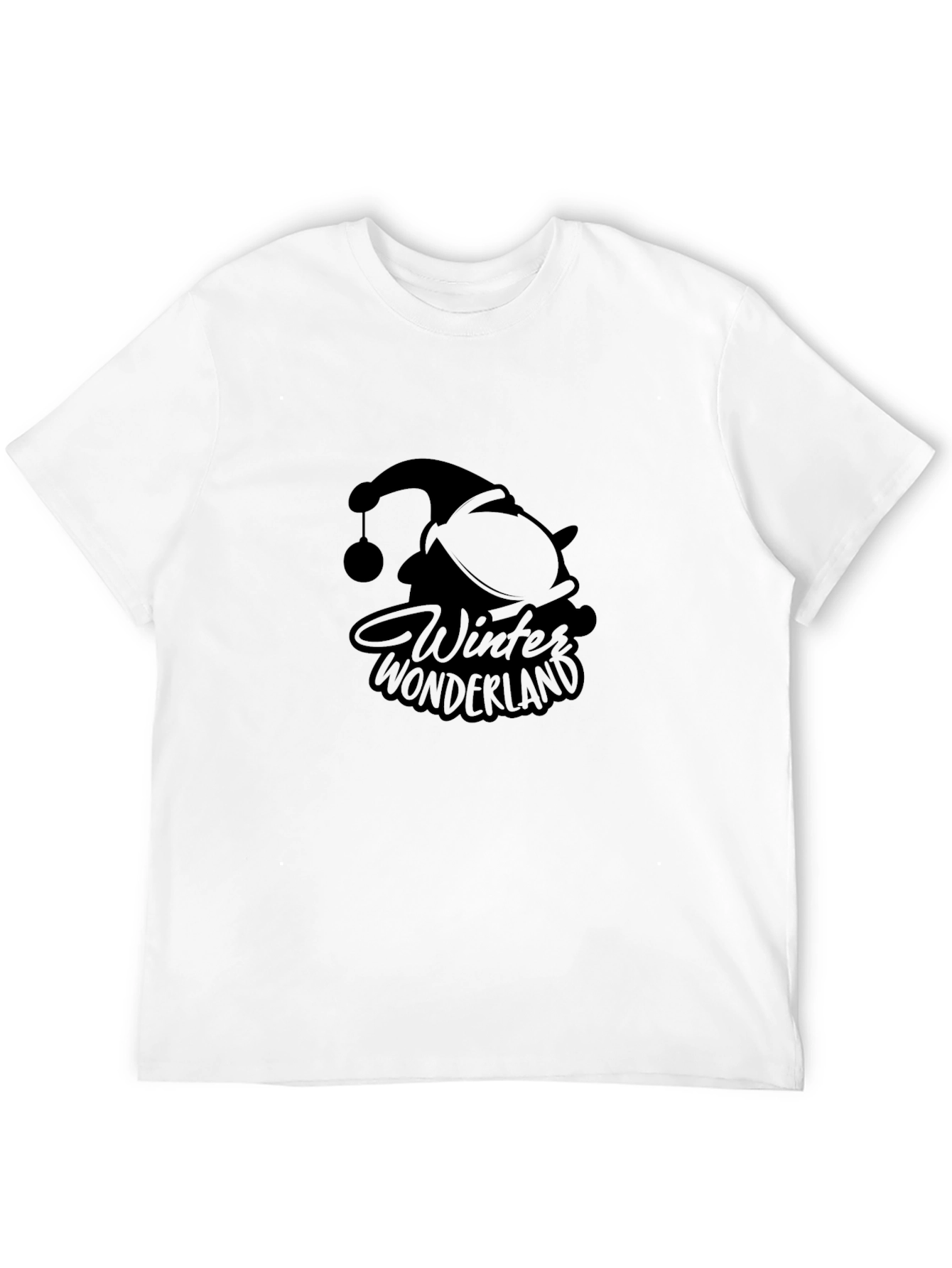 Winter Wonderland Graphic Tee - Black