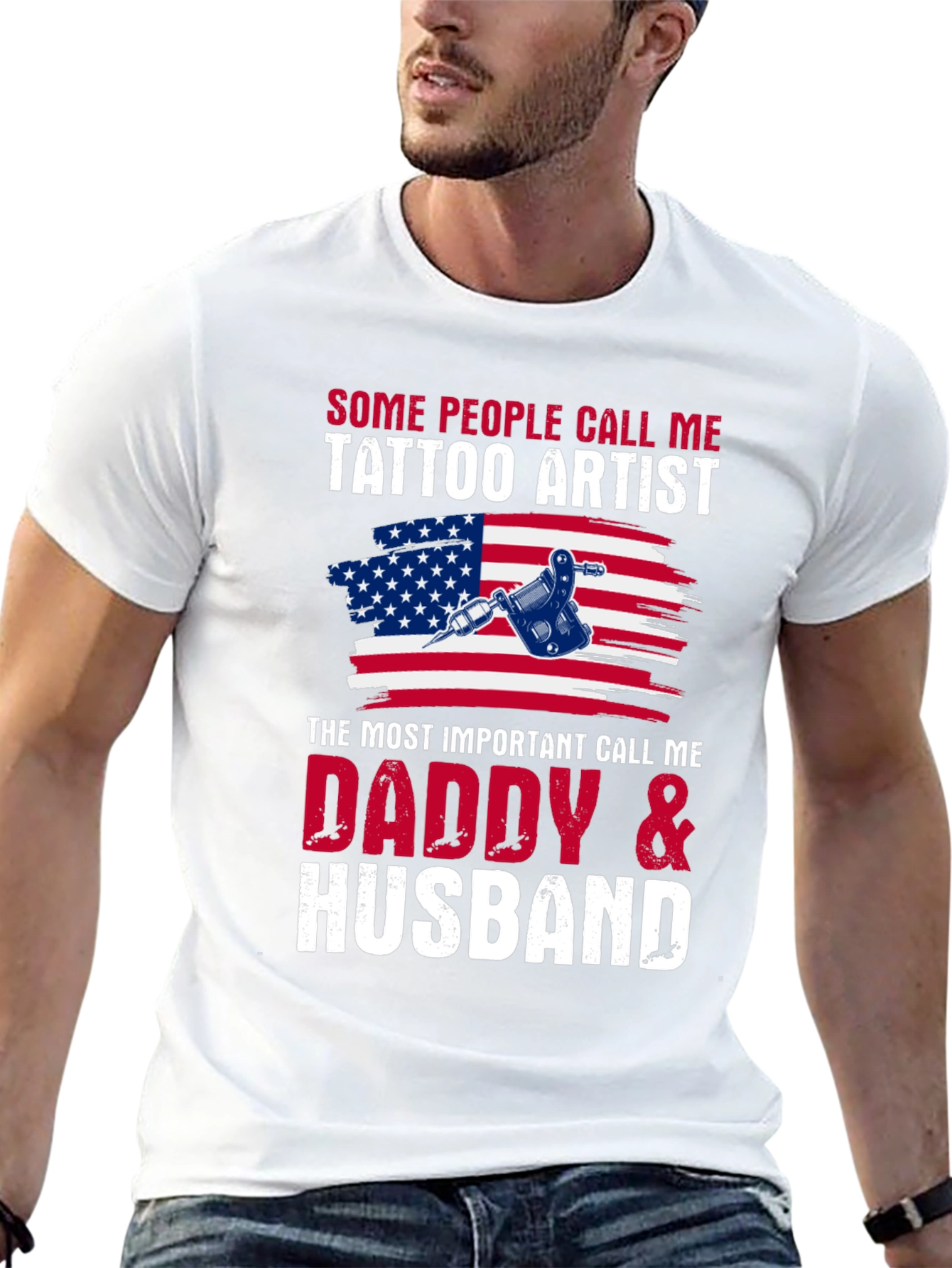 Tattoo Artist Daddy & Husband T-Shirt