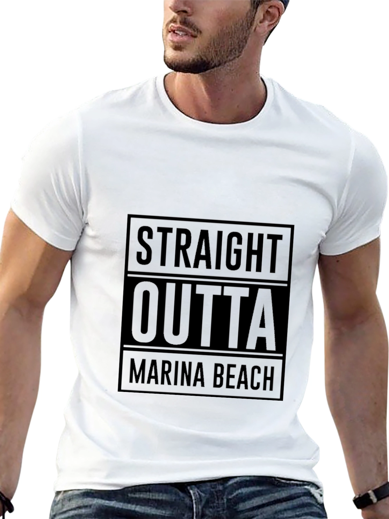Straight Outta Marina Beach T-Shirt
