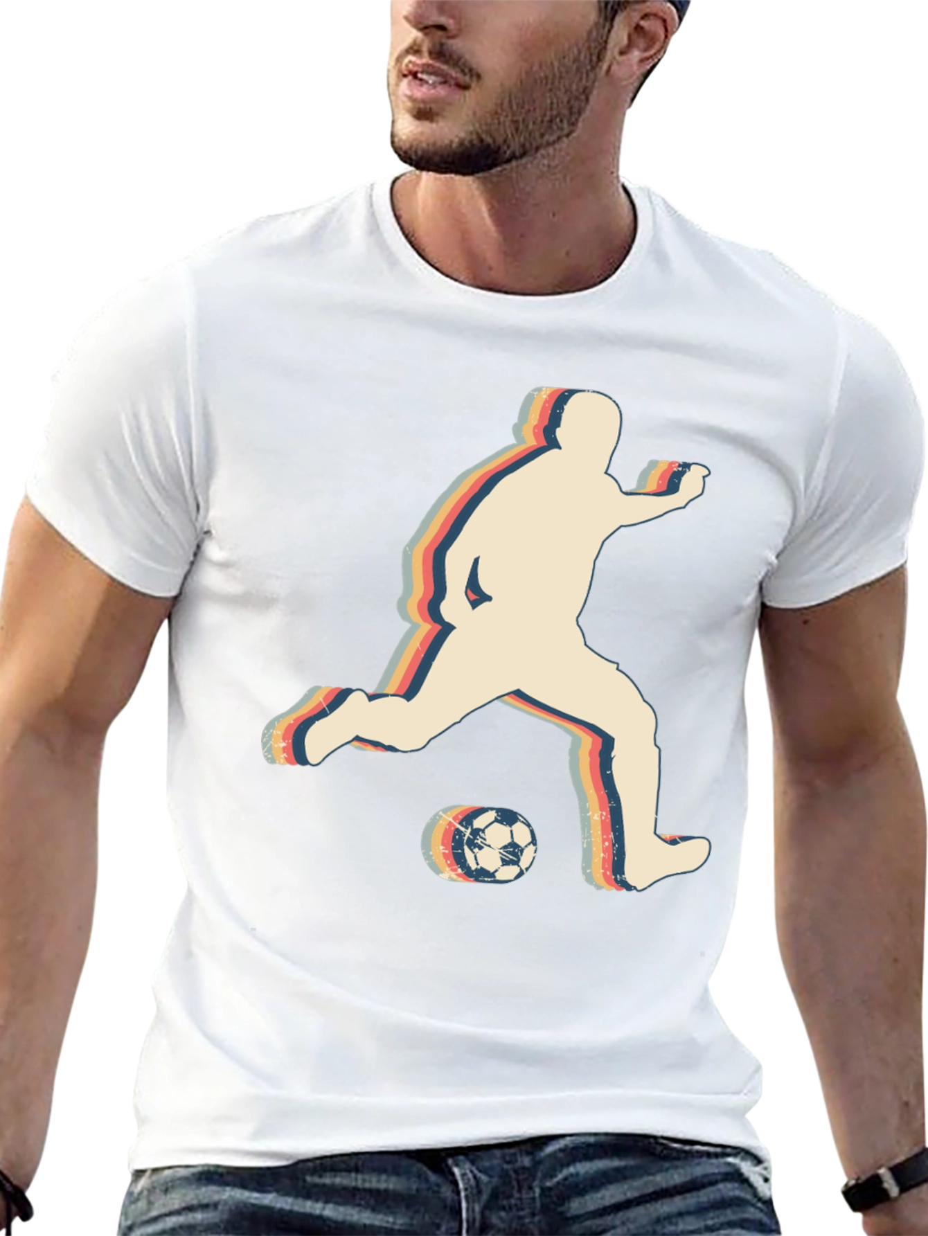 Retro Soccer Kick T-Shirt