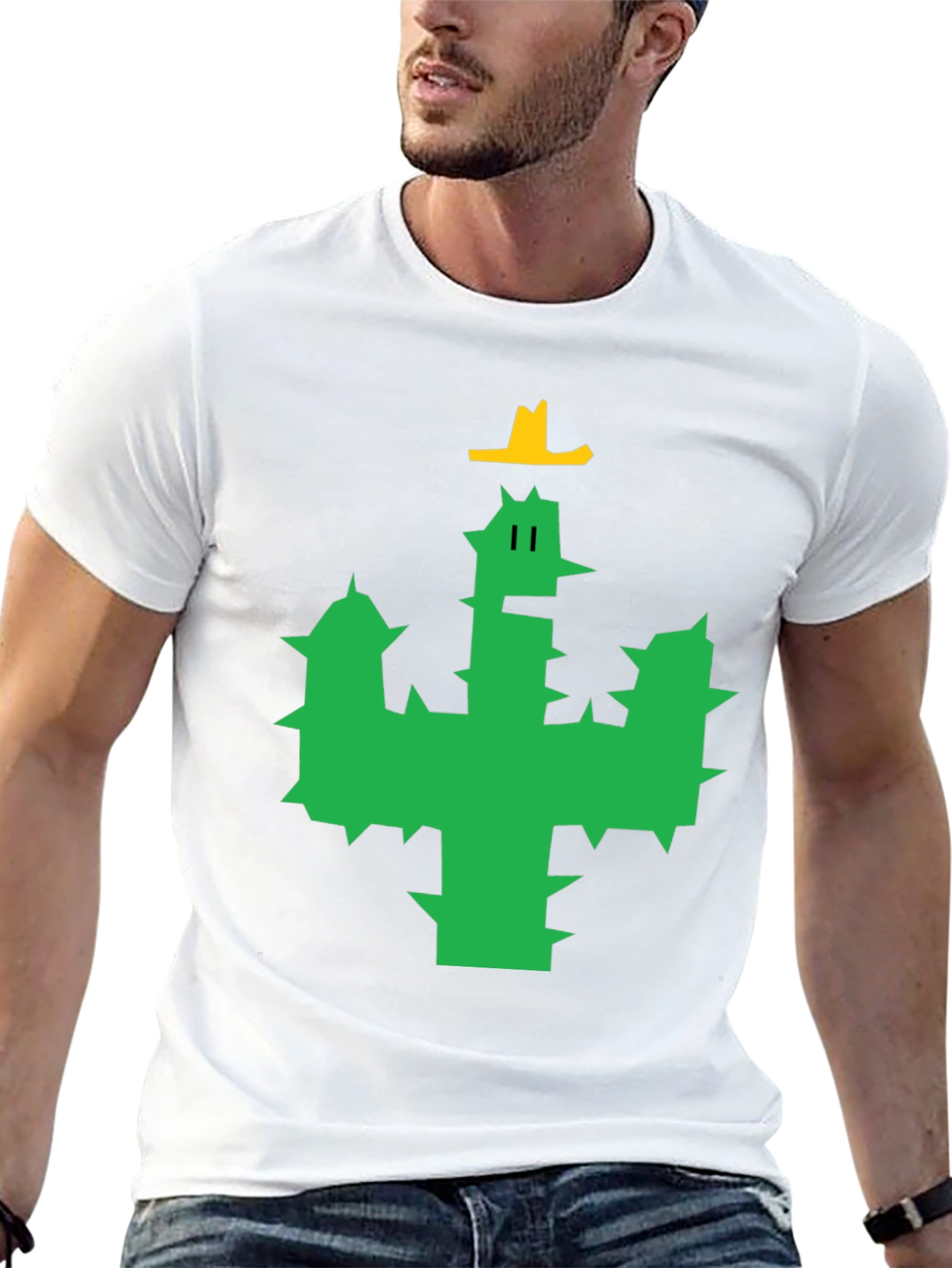 Cactus Cowboy Graphic Tee - Black