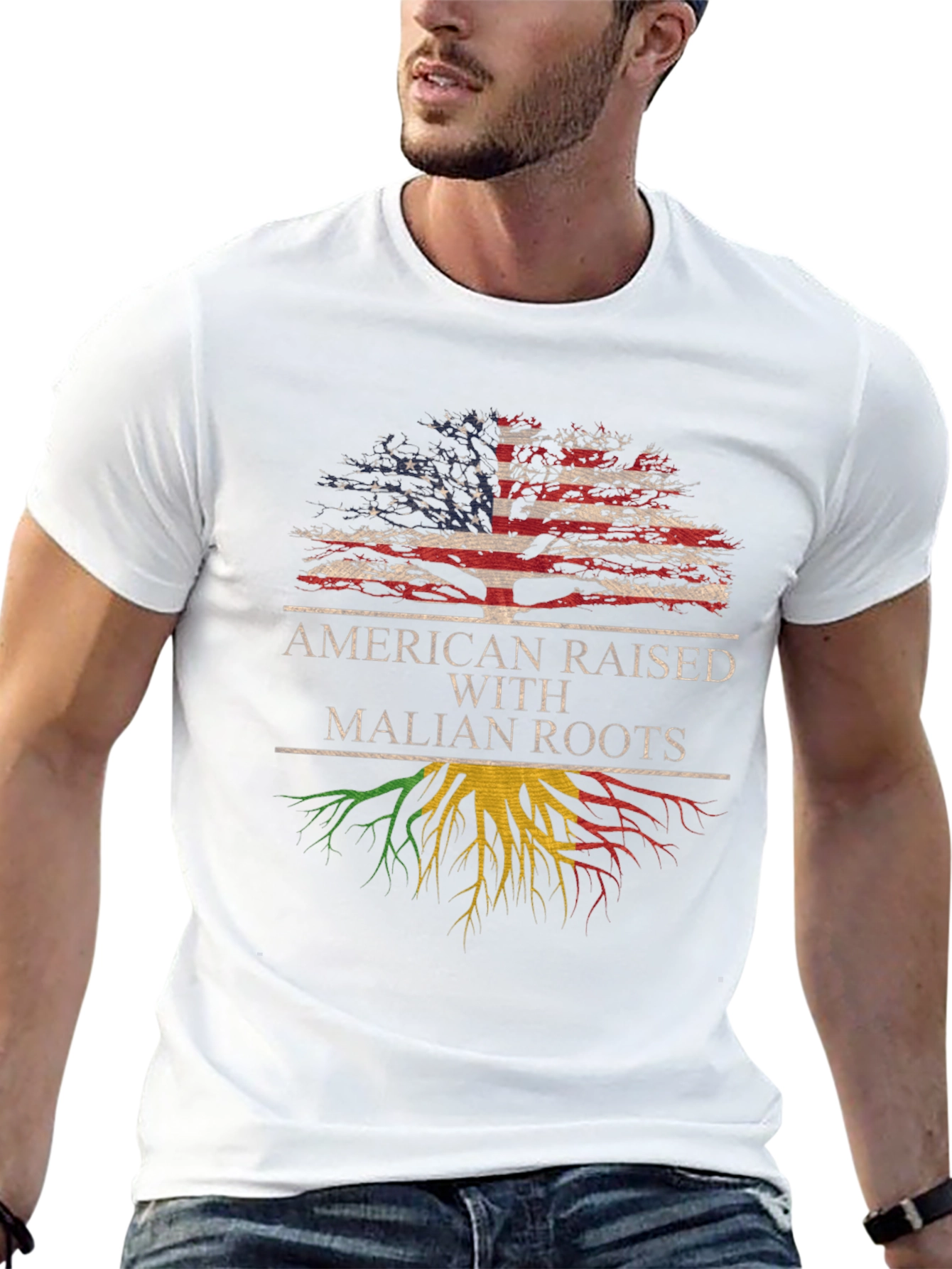 American Raised with Malian Roots T-Shirt
