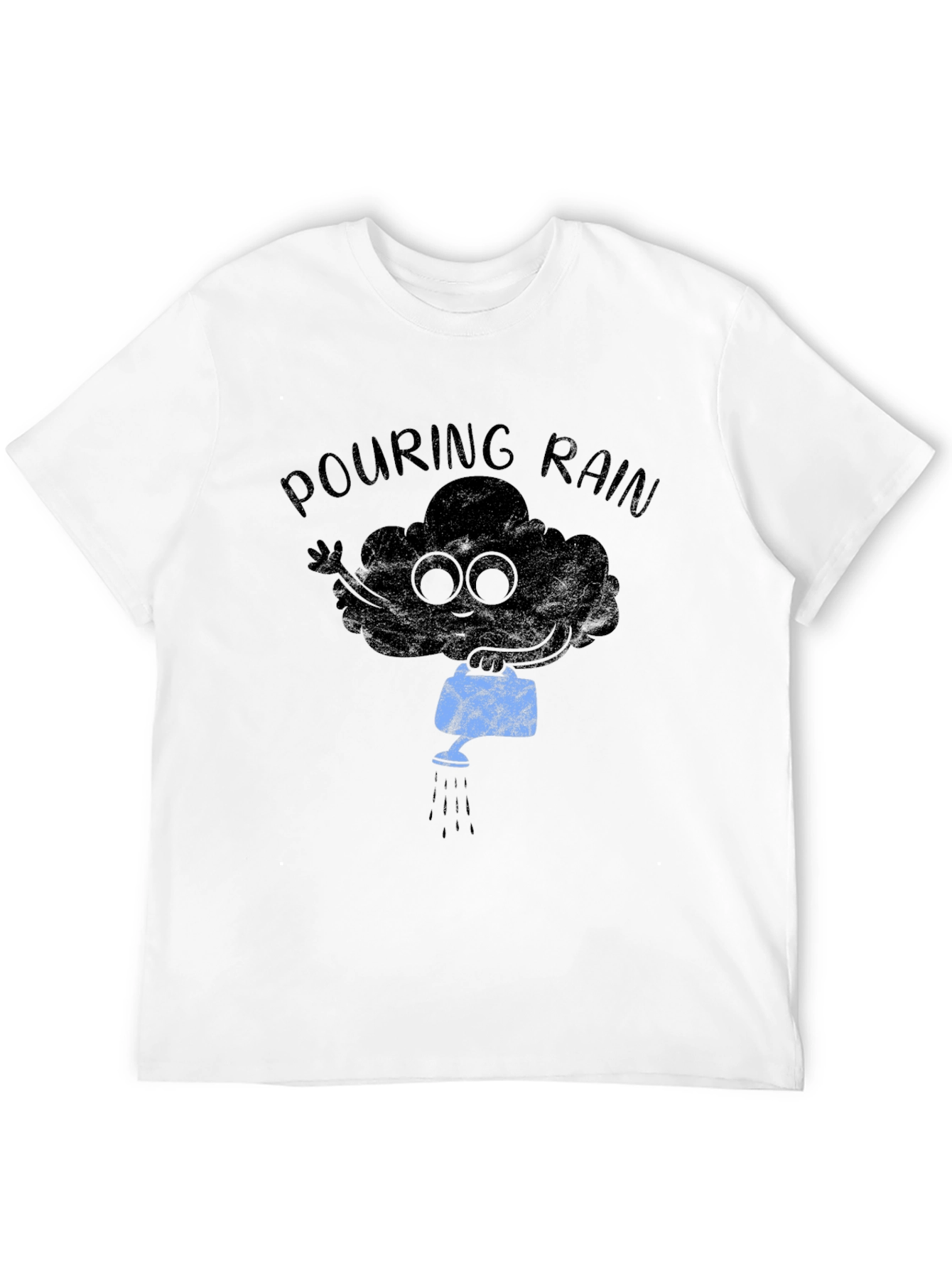 Pouring Rain Graphic Tee - Weather Humor