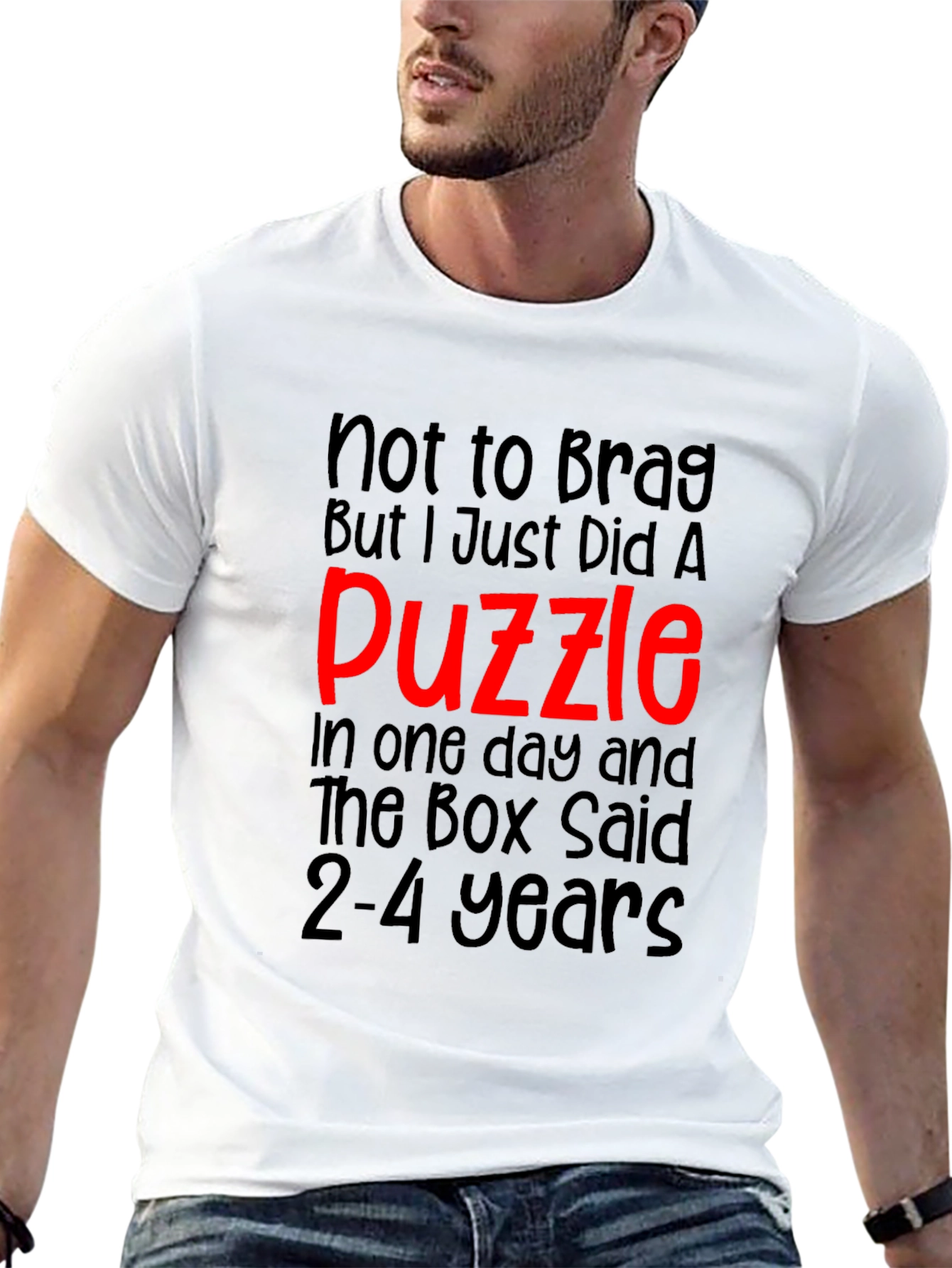 Puzzle Master T-Shirt Funny Adults Kids Unisex