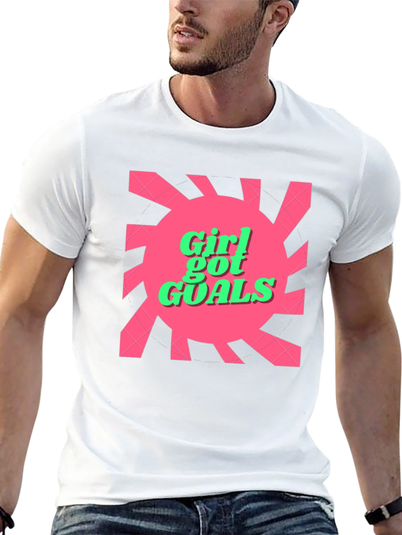 Girl Got Goals Graphic Tee - Trendy and Fun