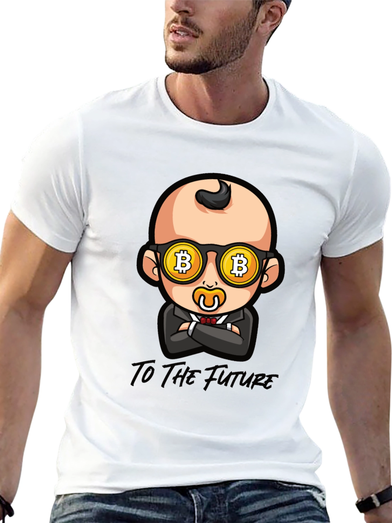 Bitcoin Baby T-Shirt - To The Future Crypto Tee