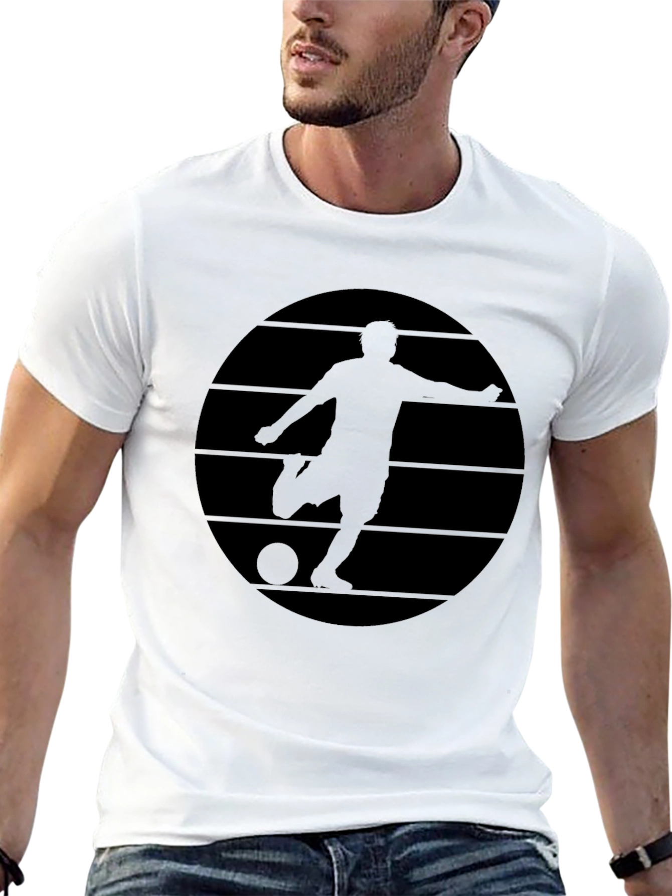 Soccer Player Graphic Tee