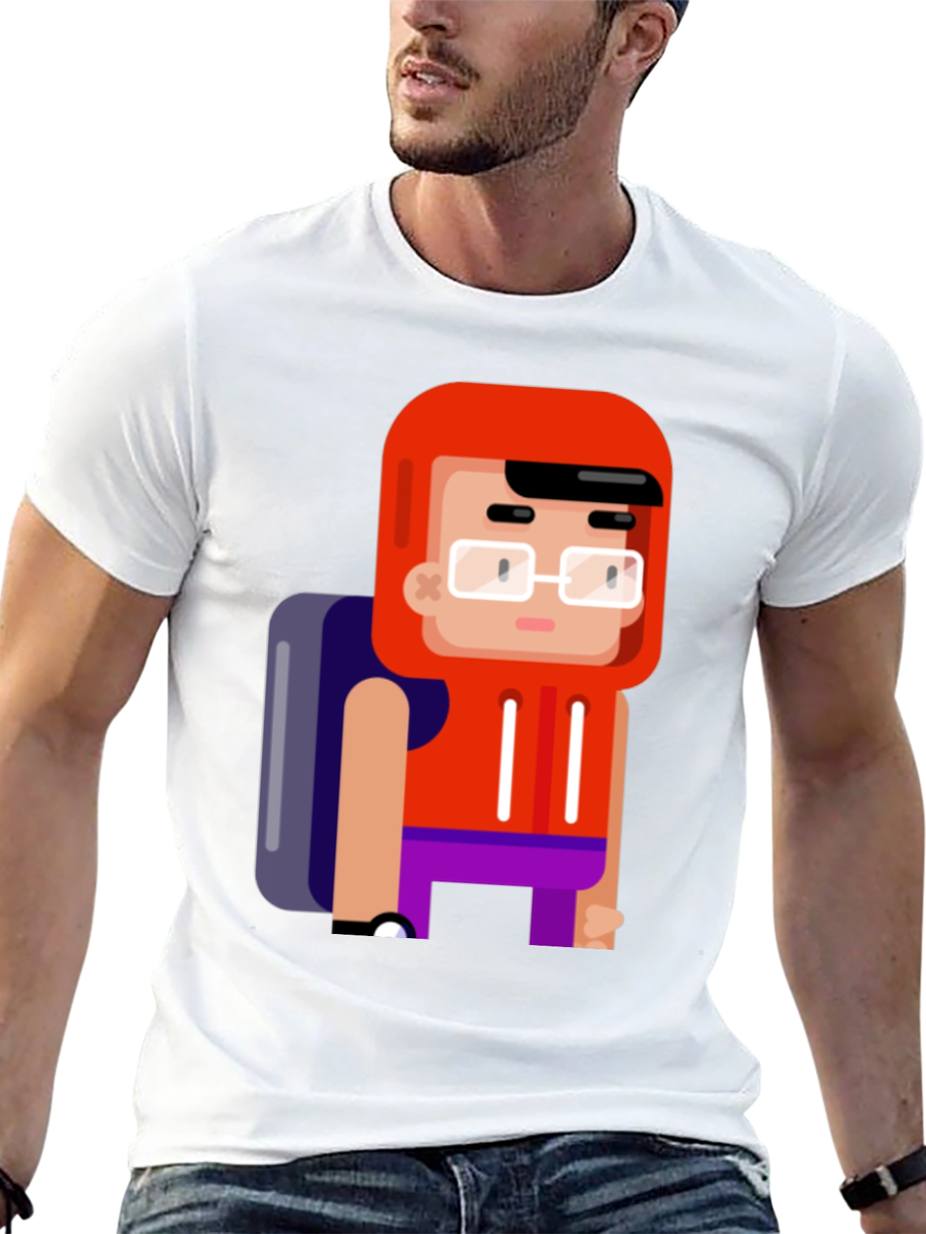Cartoon Student T-Shirt