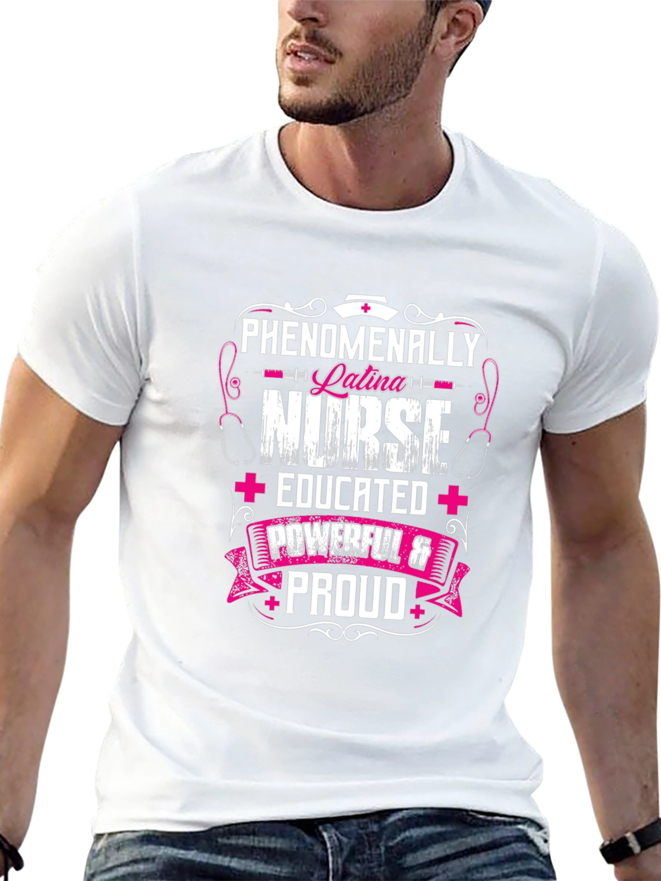 Phenomenally Latina Nurse T-Shirt
