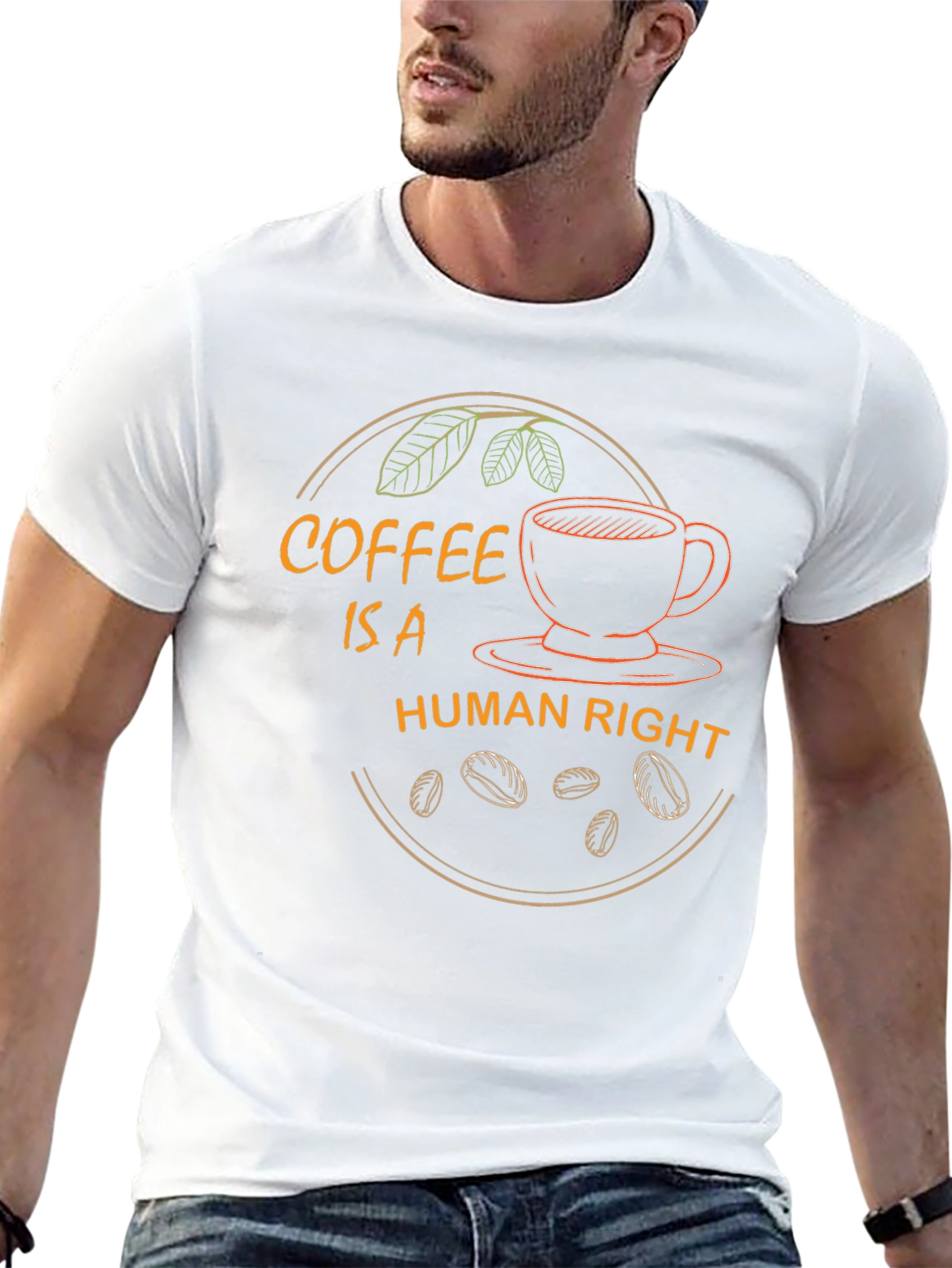 Coffee Is A Human Right Graphic T-Shirt