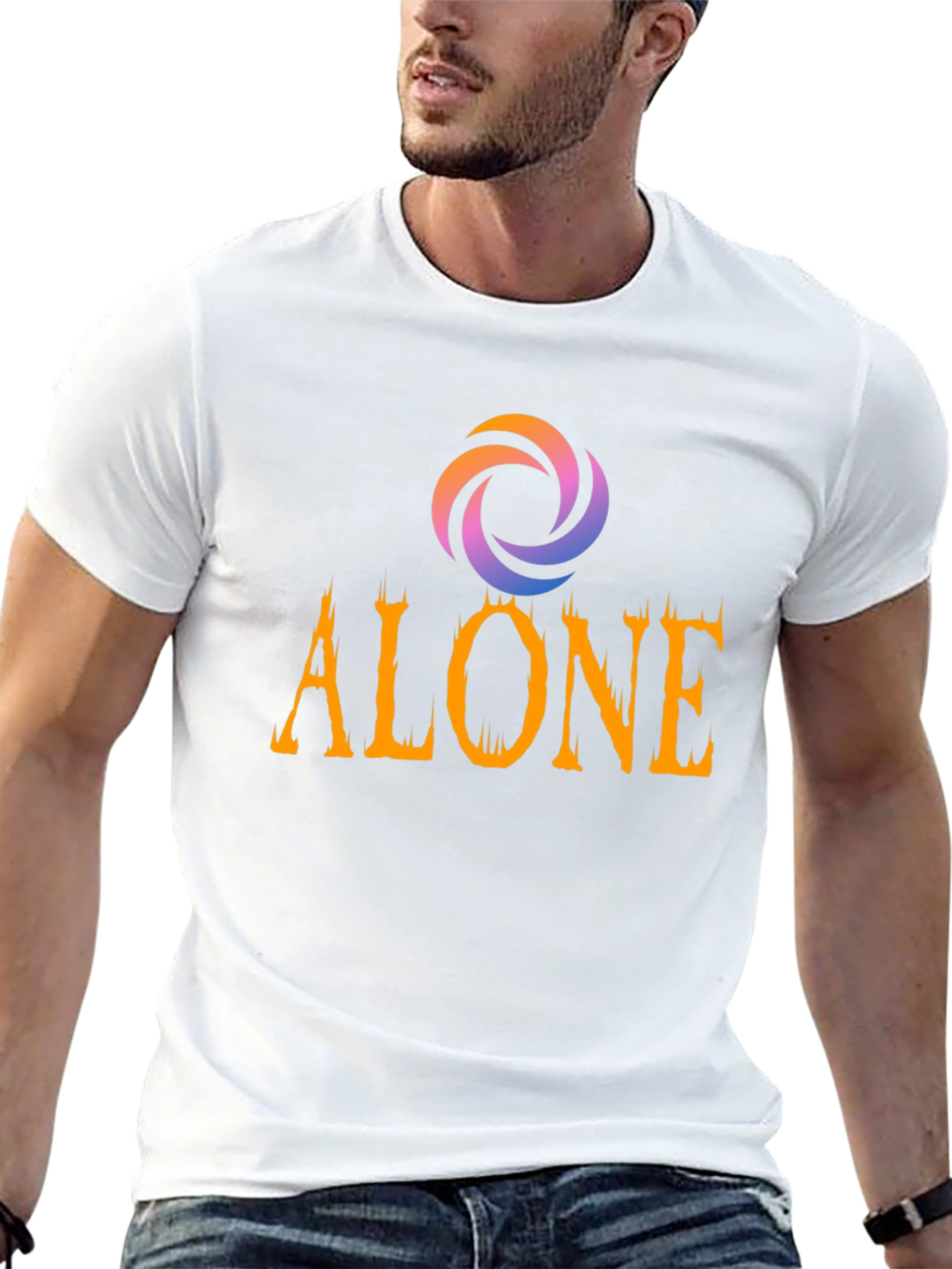 Alone Graphic T-Shirt - Stylish Cotton Tee
