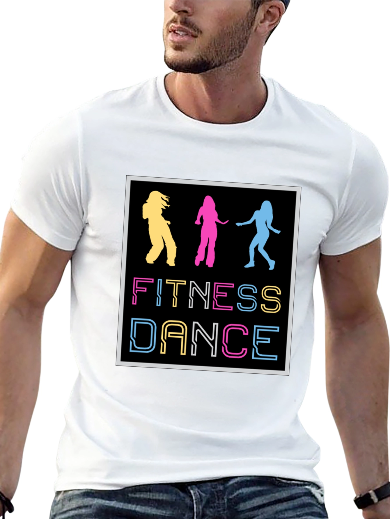 Fitness Dance Graphic T-Shirt