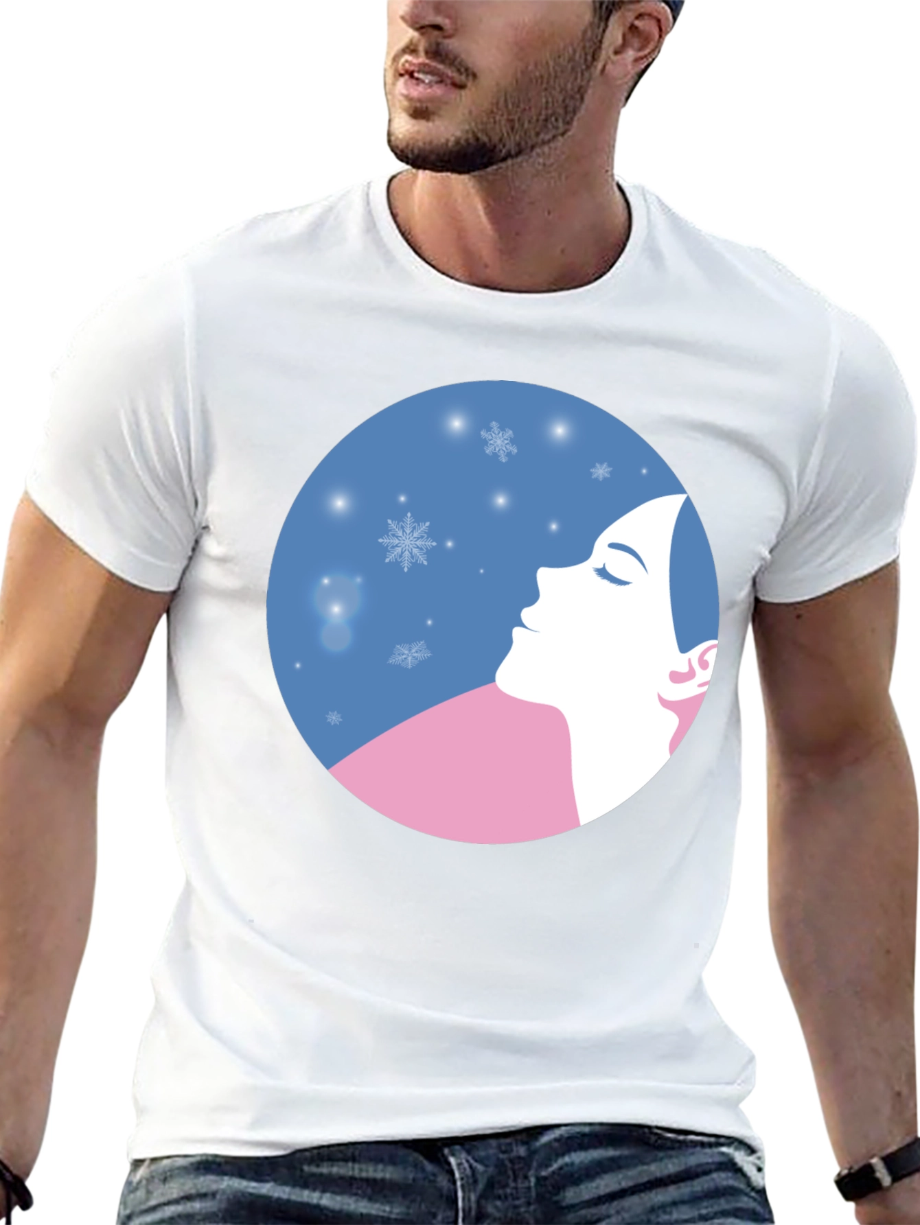 Winter Dream T-Shirt - Artistic Silhouette Design