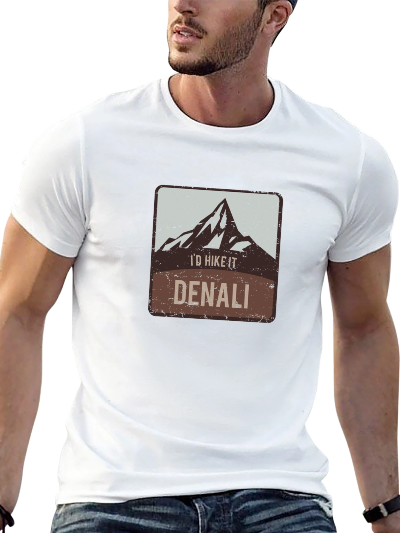 Id Hike It Denali Black Graphic Tee