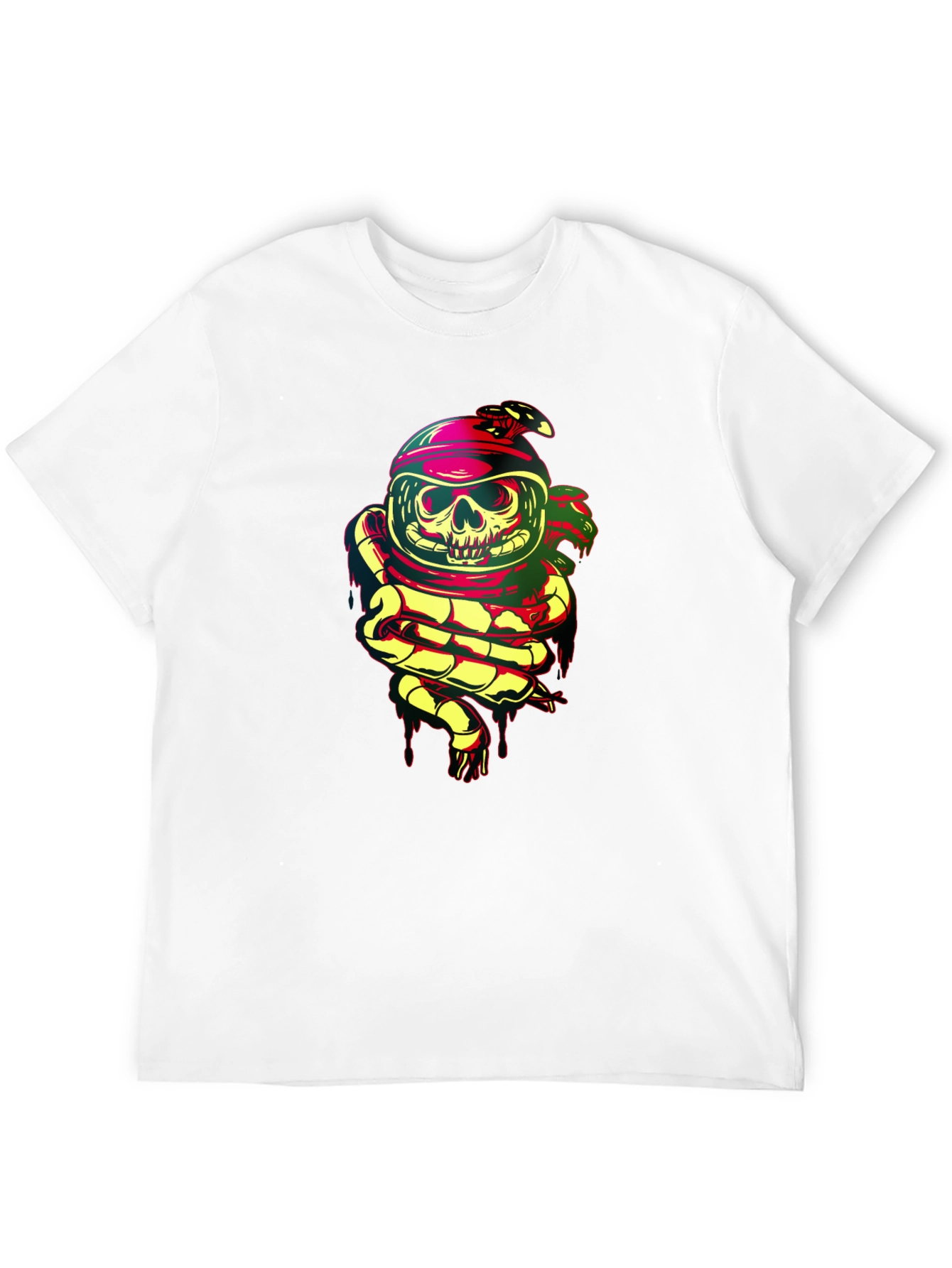 Skull Astronaut Snake T-Shirt