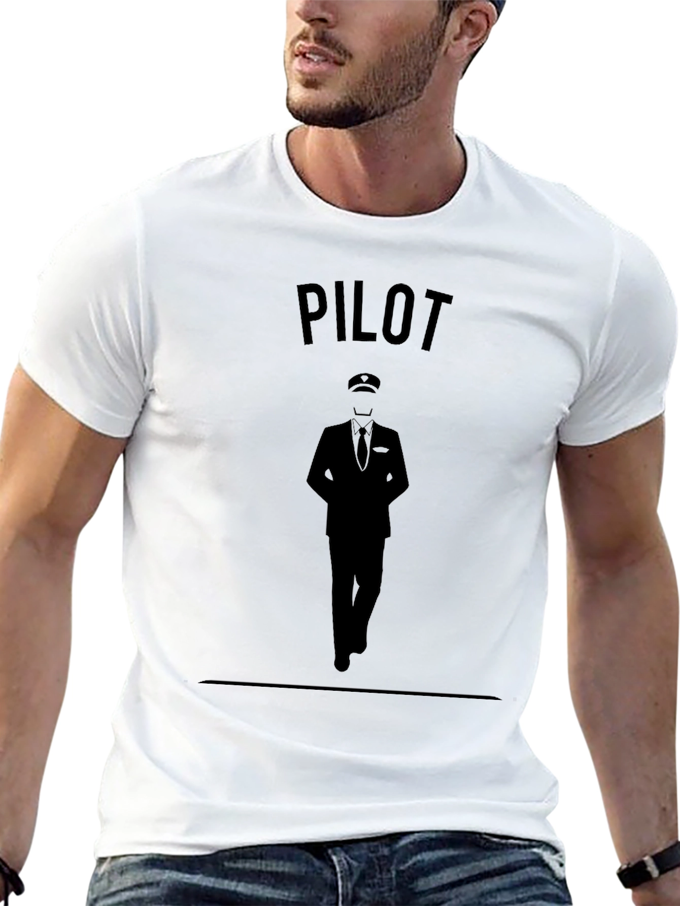 Pilot Graphic Tee - Aviation Inspired T-Shirt