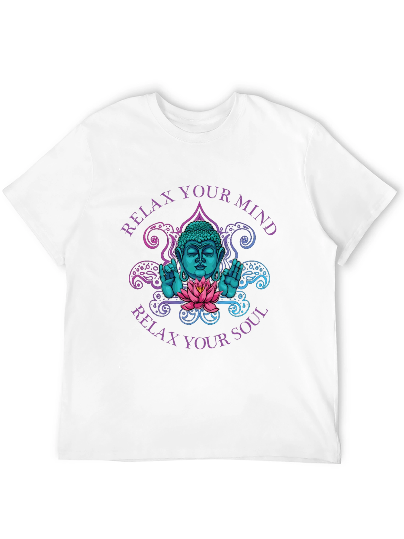 Relax Mind Soul Buddha Graphic Tee