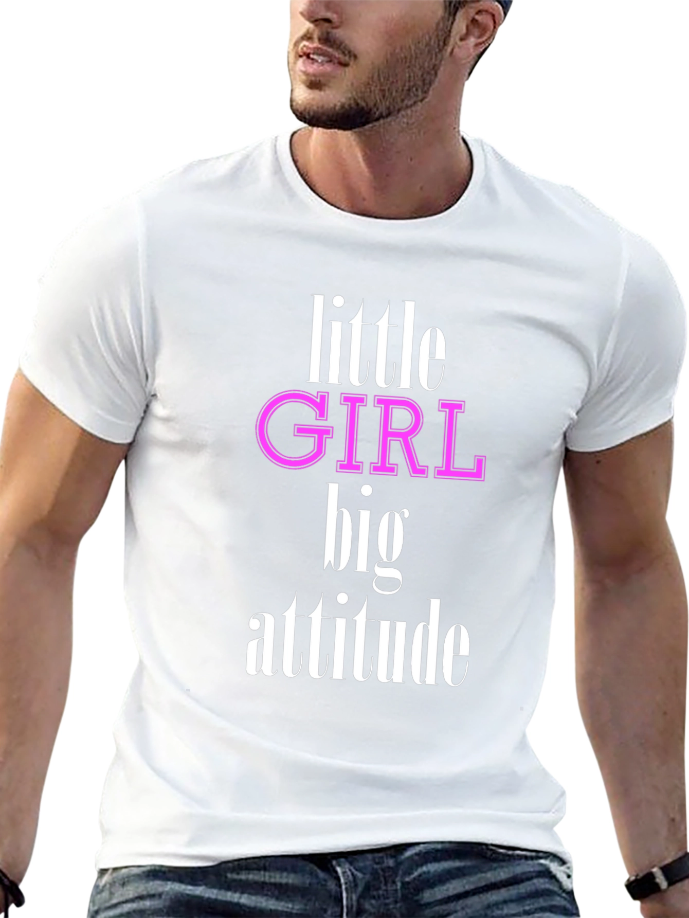 Little Girl Big Attitude Graphic Tee