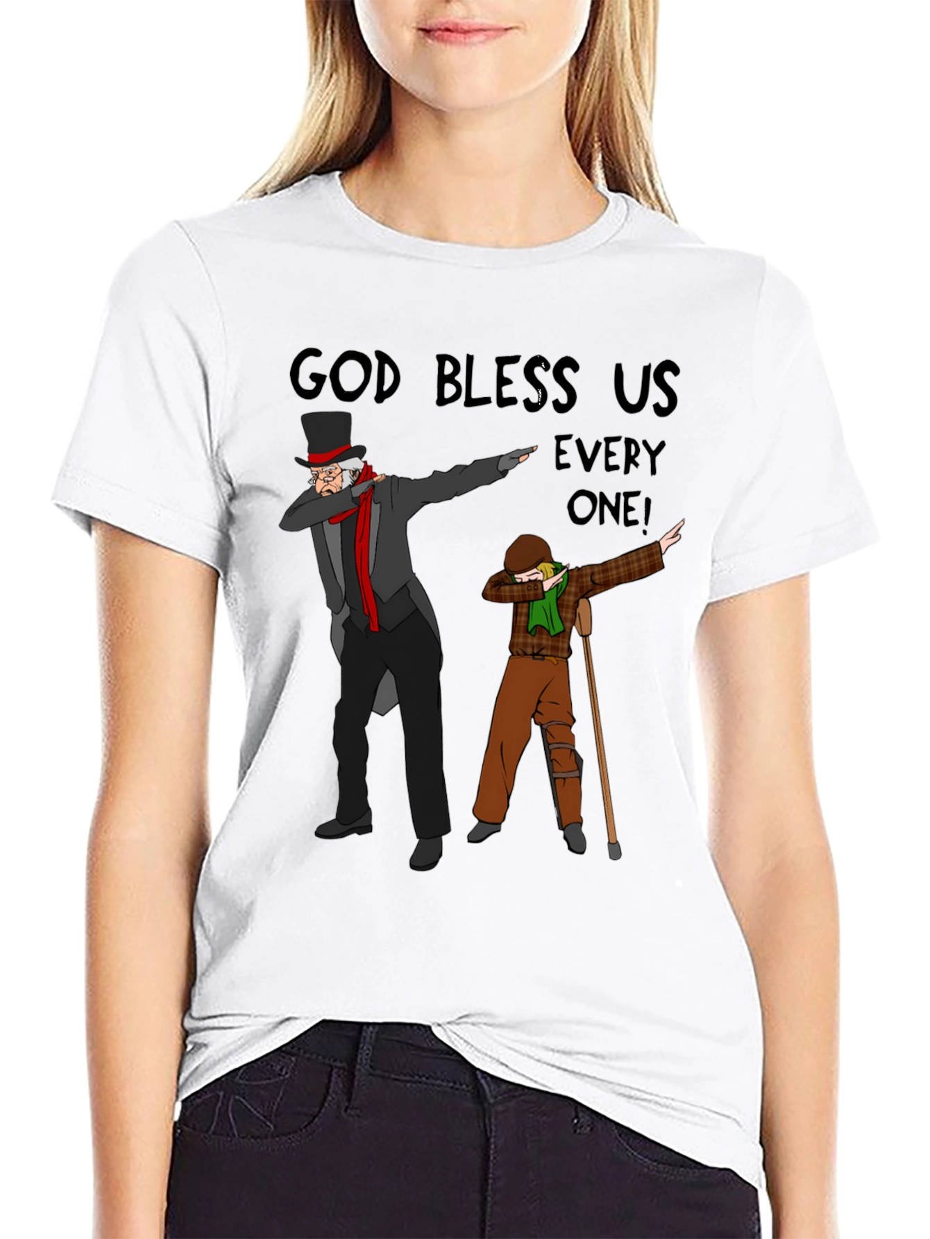 God Bless Us Every One! Dab T-Shirt